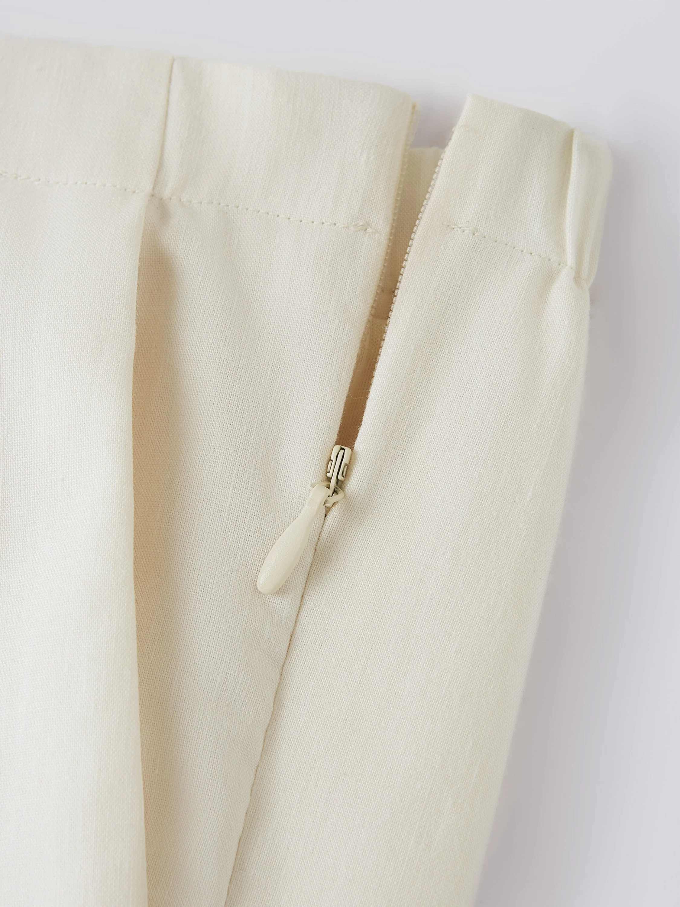 Lyocell-Linen Pintuck Wide Leg Vacay Pant - Image 5
