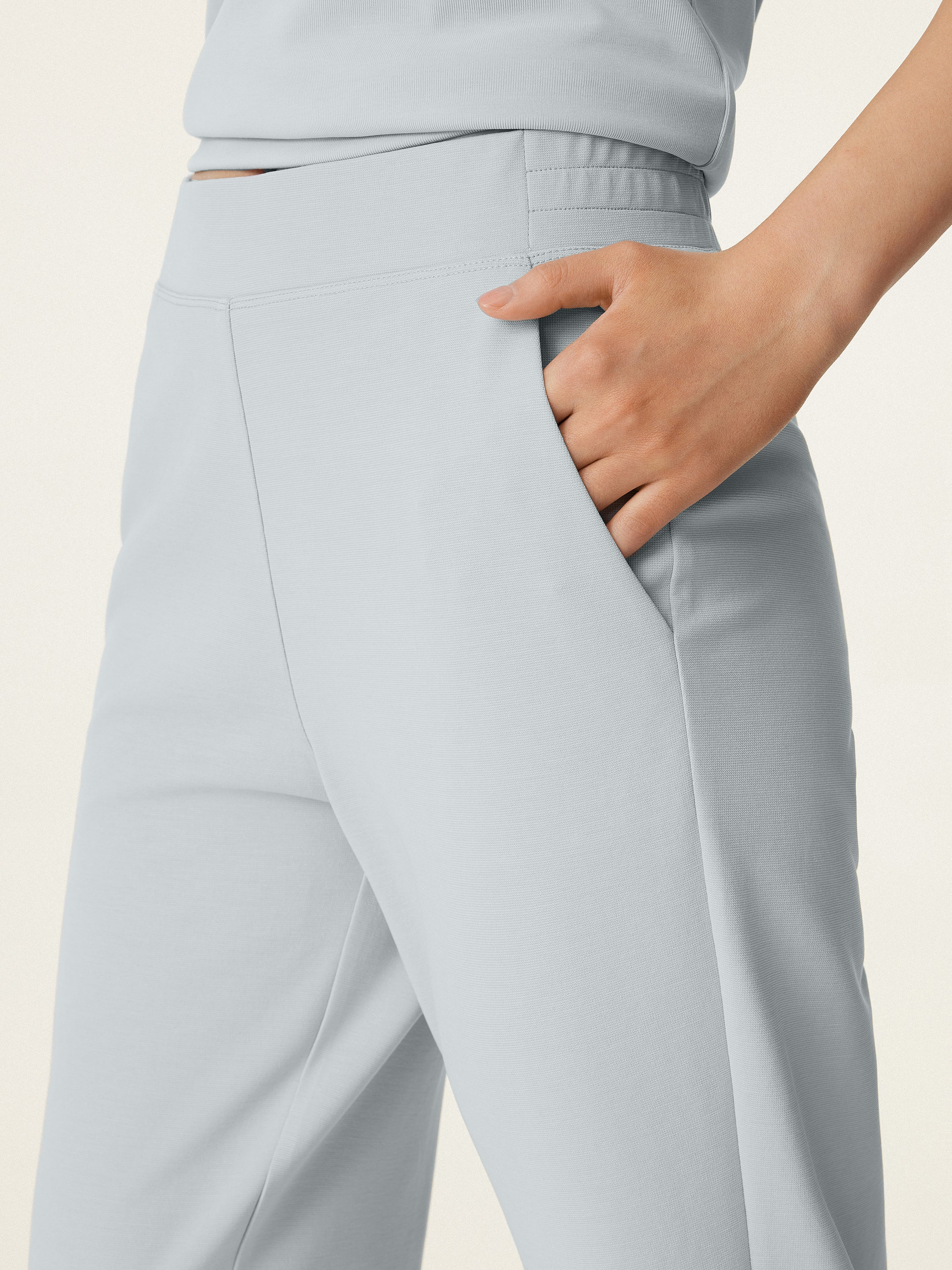 Mid Rise Pull-on Tapered Pant with Pockets - Image 5