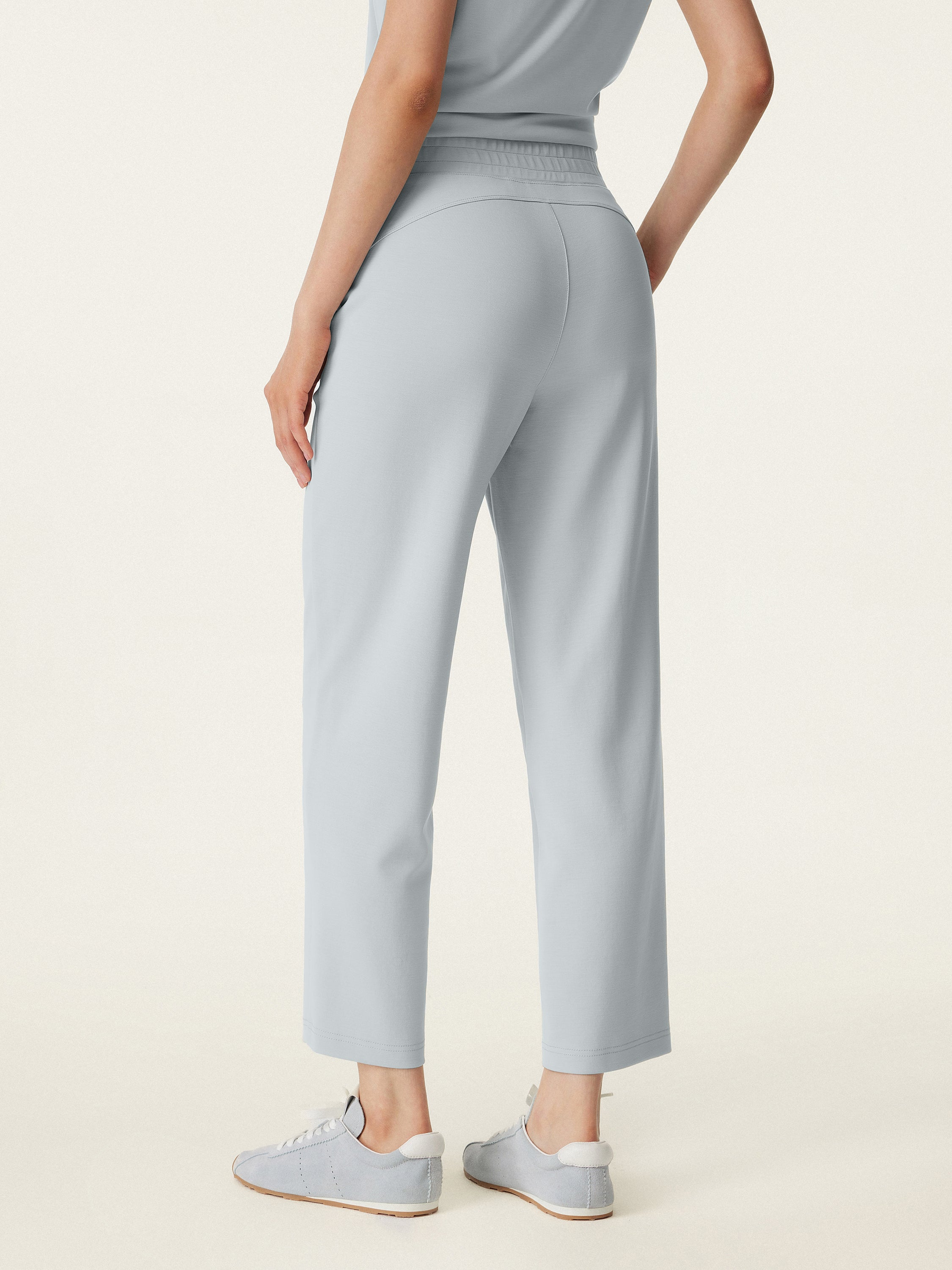 Mid Rise Pull-on Tapered Pant with Pockets - Image 4