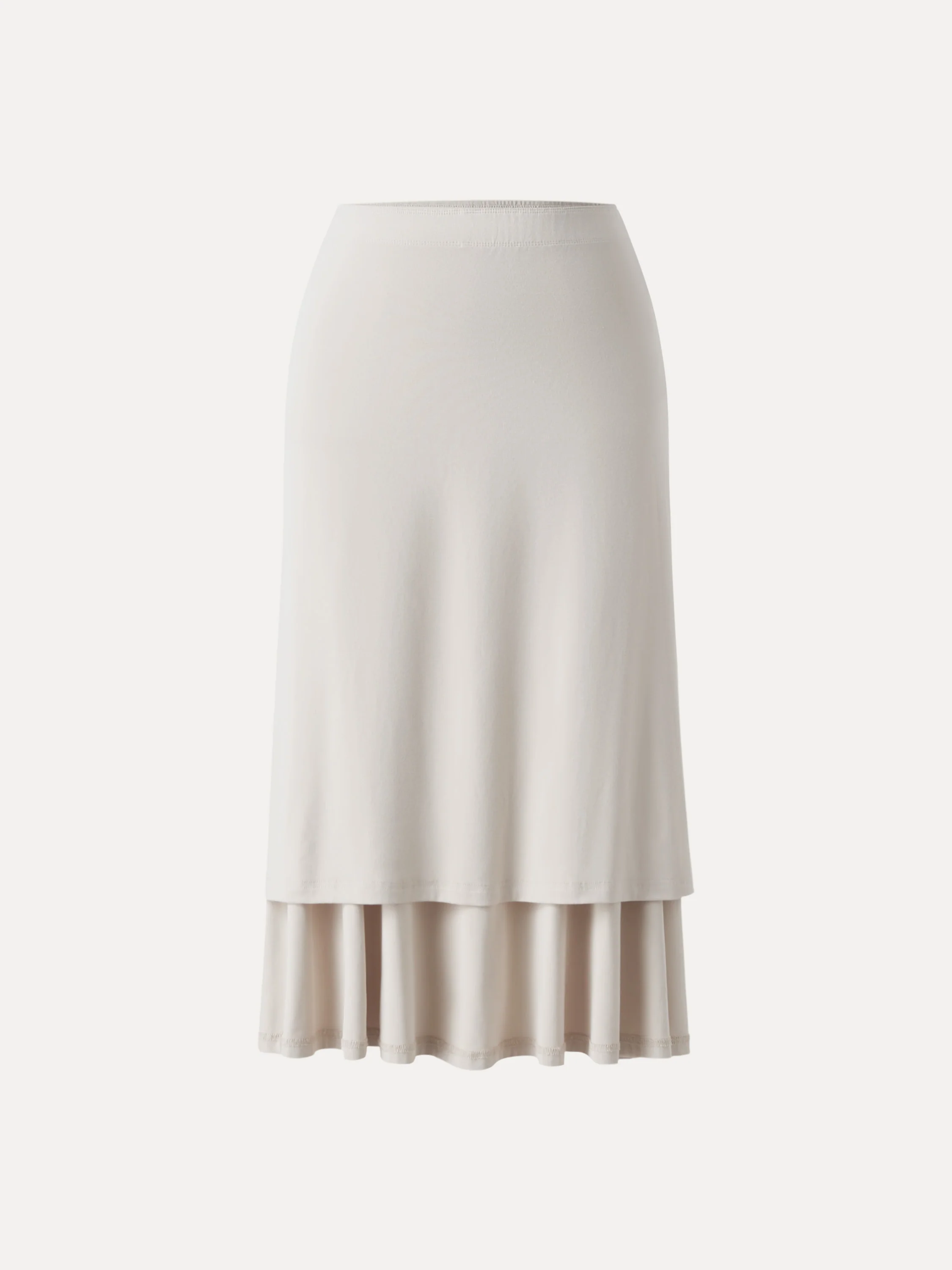 Flowy Side Ruched A-line Midi Skirt - Image 6