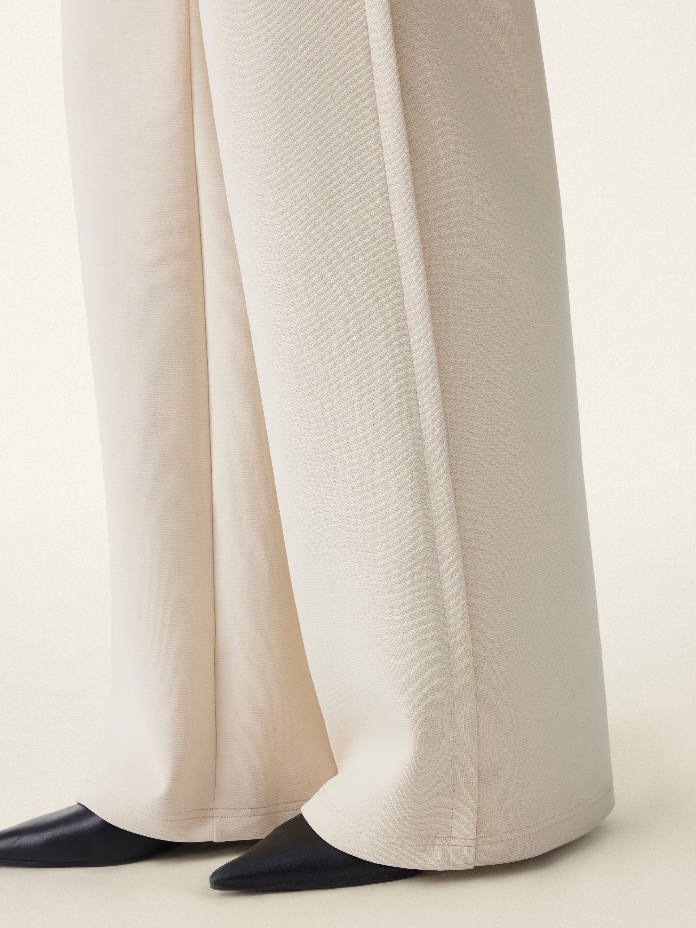 2Pcs Set Tucked Angled Tank & Mid Rise Wide Leg Trousers - Image 6