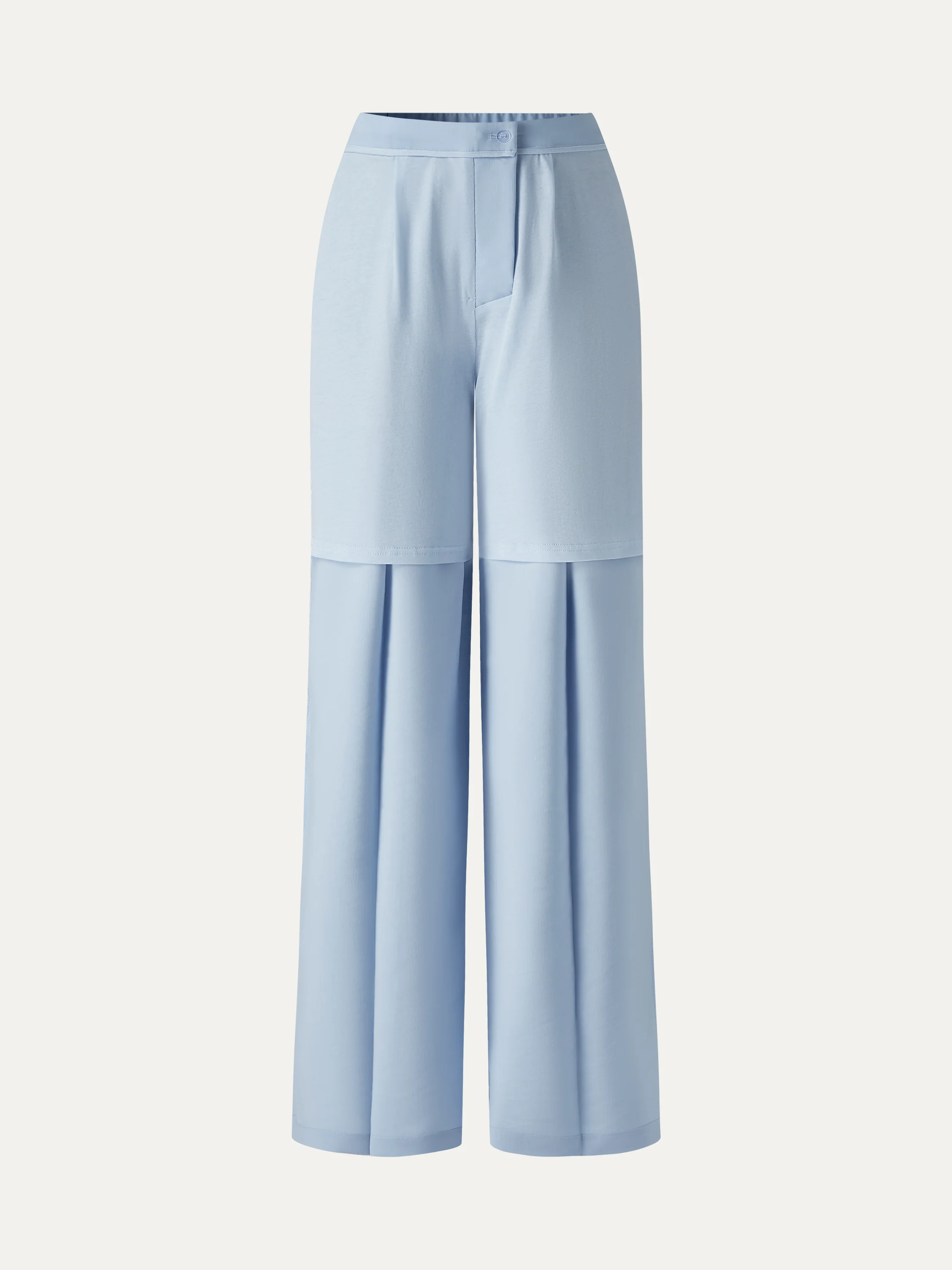 2Pcs Set Waistcoat with Pockets & Wide Leg Pant - Image 8