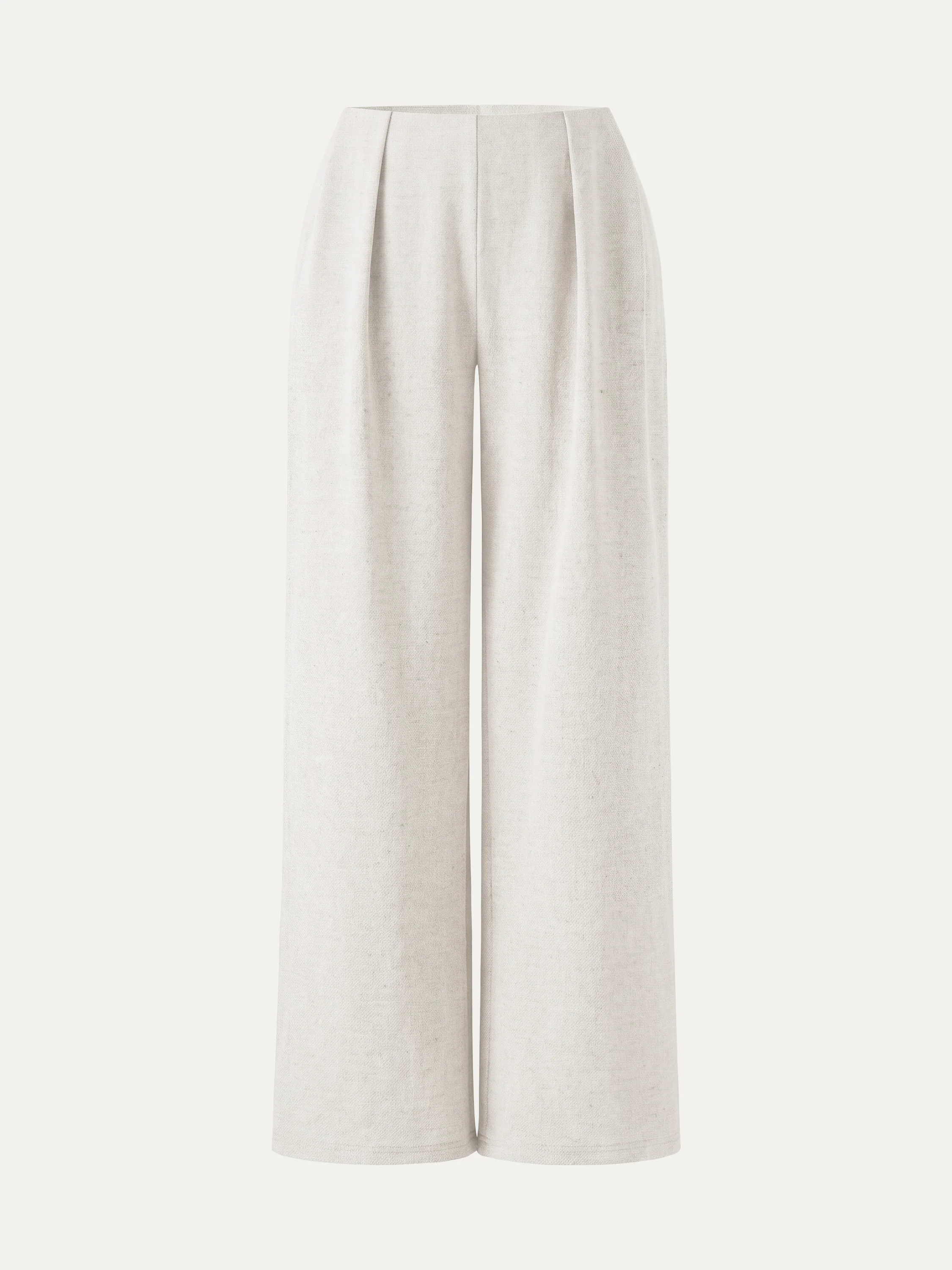Airy Stretch Linen Wide Flare Pant with Pockets - Image 7