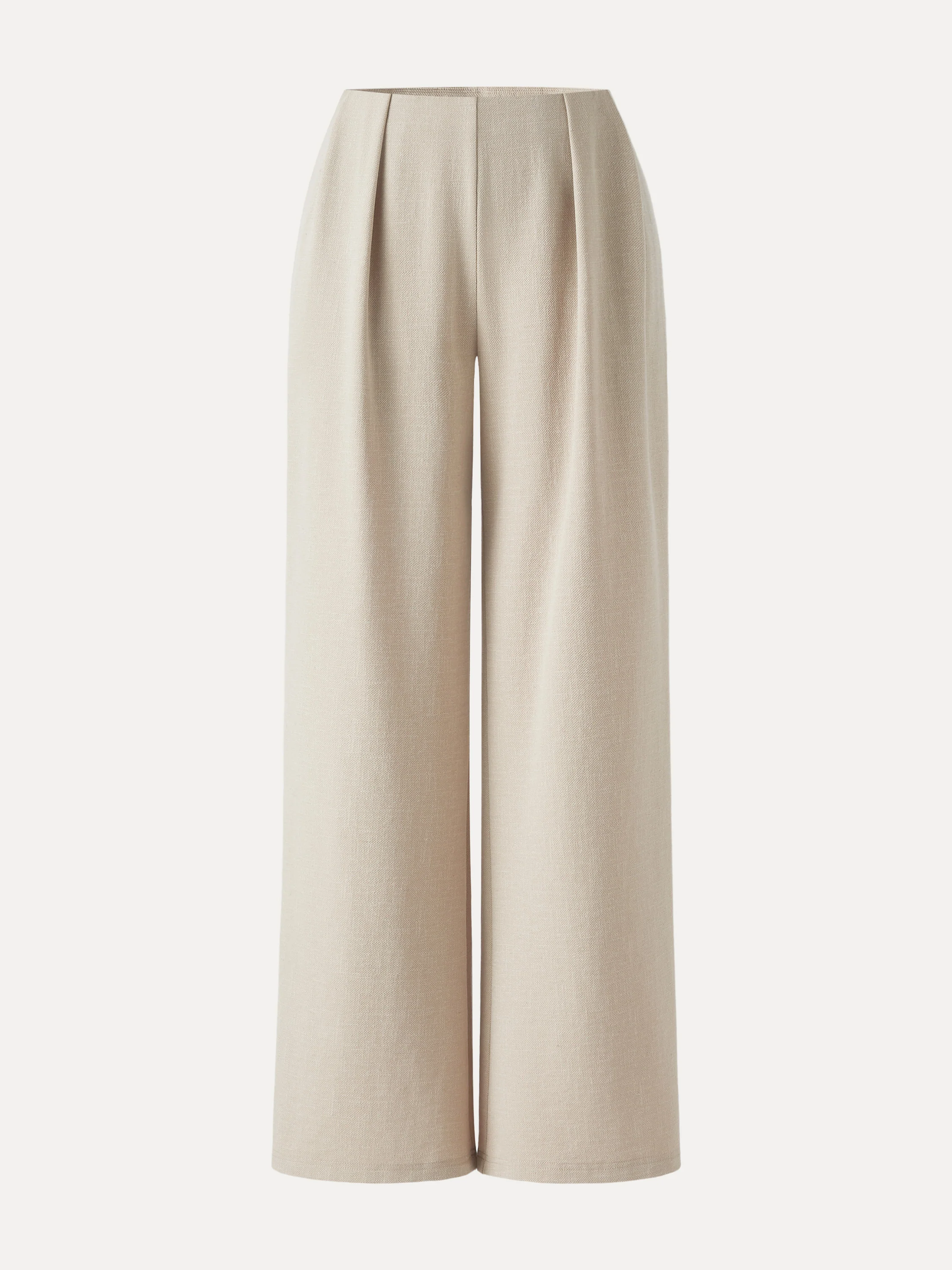 Airy Stretch Linen Wide Flare Pant with Pockets - Image 8
