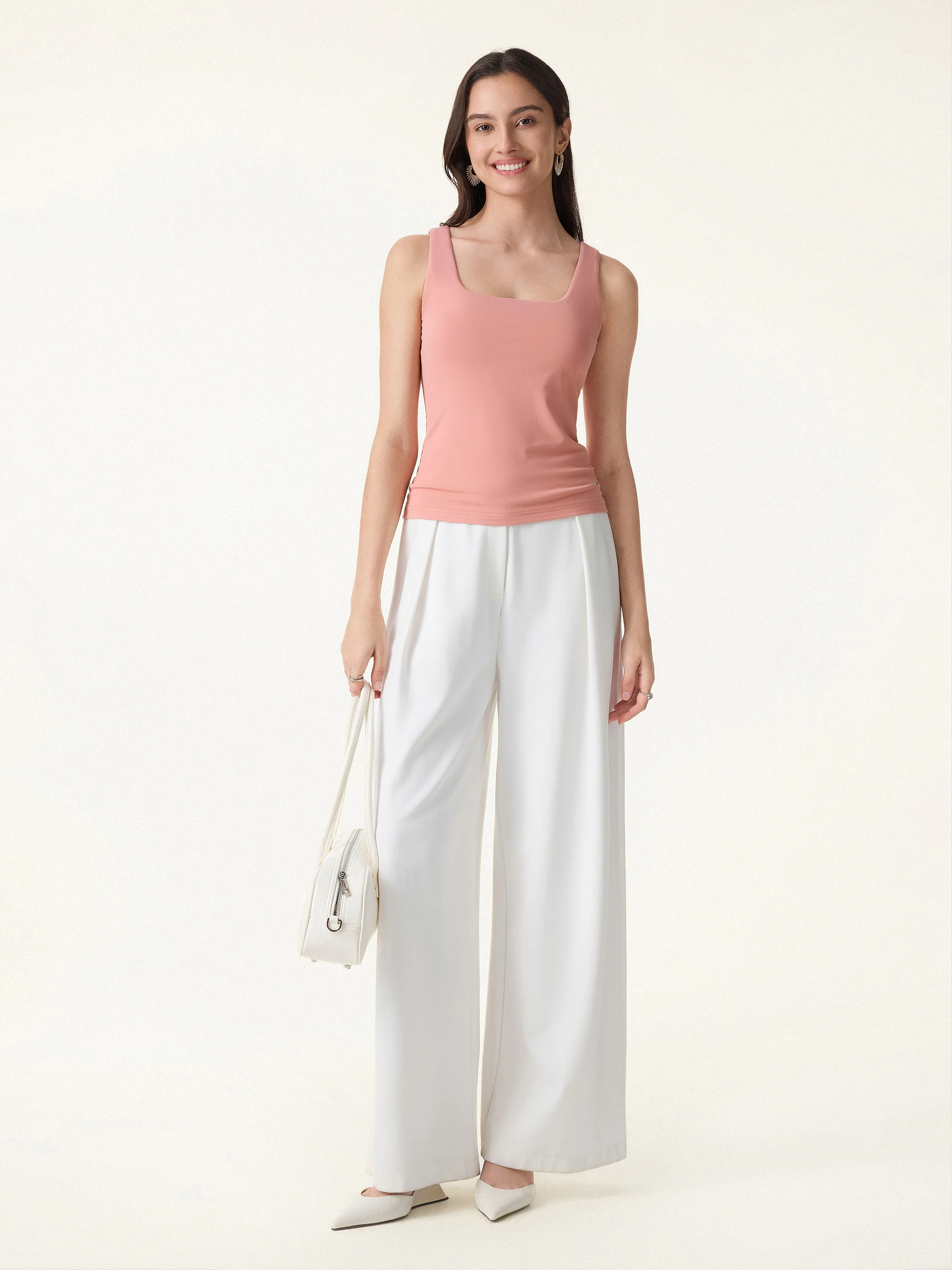 Back Smoothing Cooling Essential Summer Bandless Bra Tank - Image 7