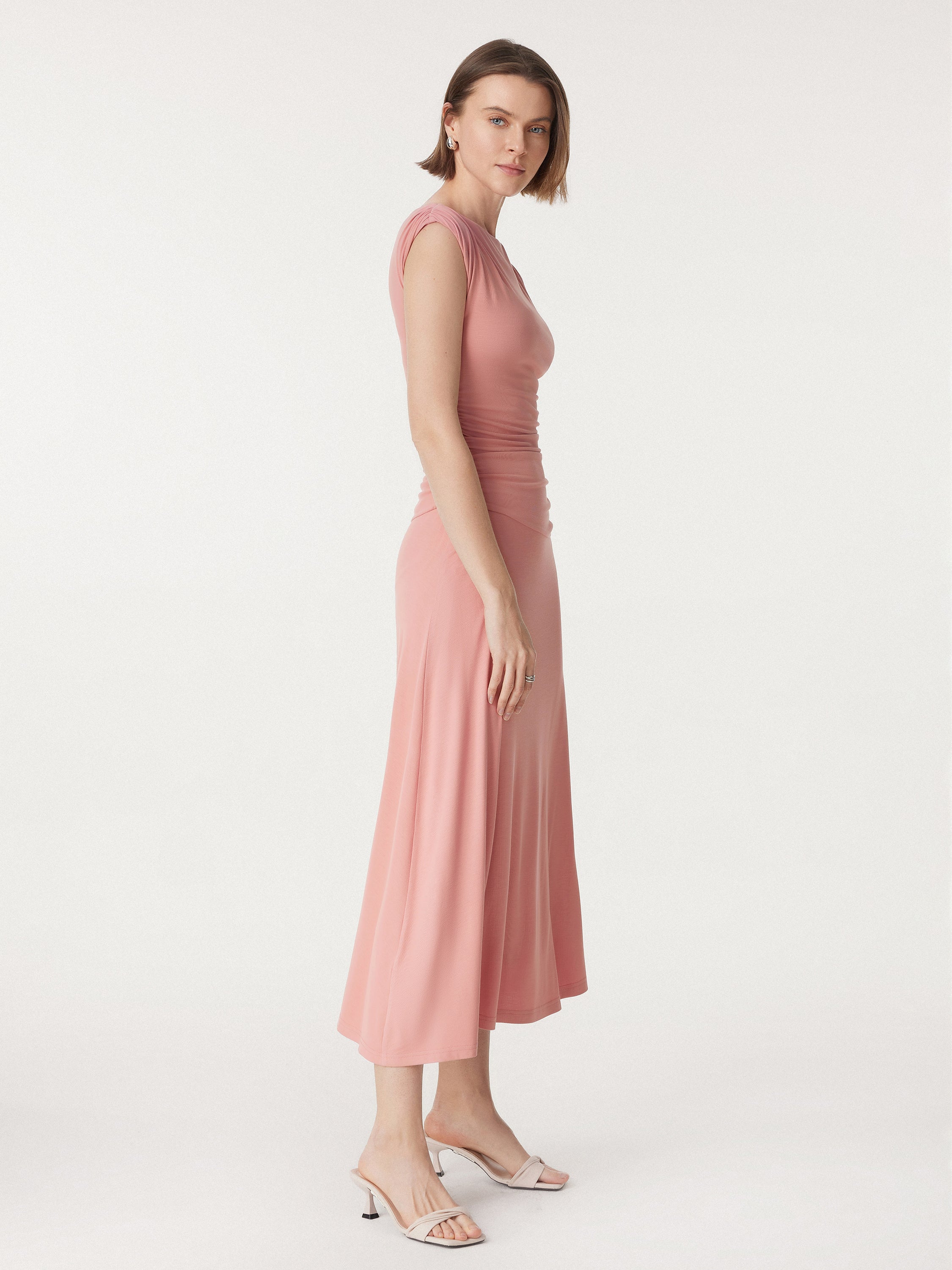 Breezy Cooling Side Ruched Maxi Dress - Image 21