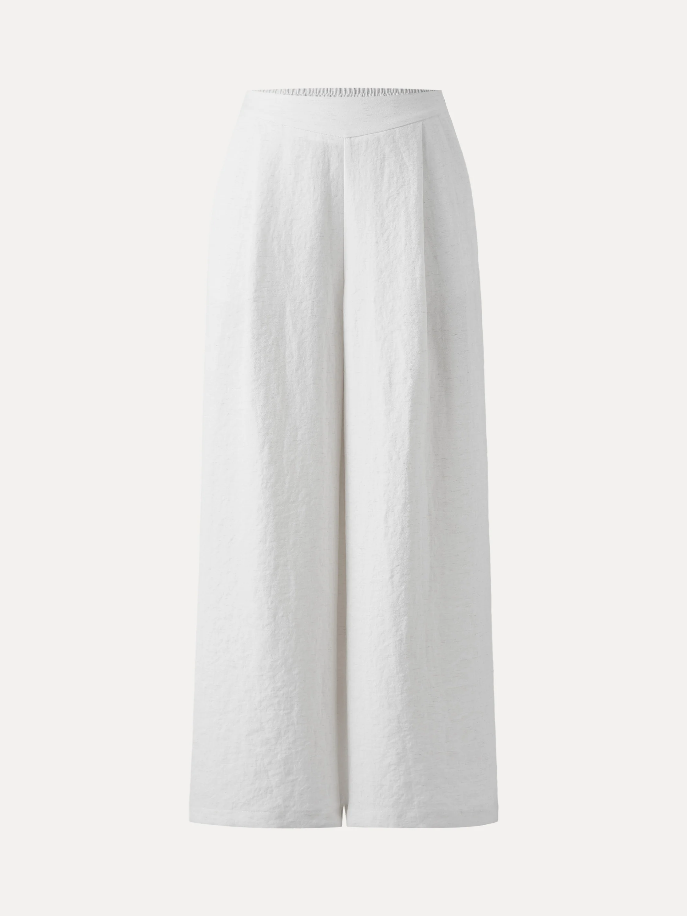 Breezy Linen Mid Rise Wide Leg Pant with Pockets - Image 6