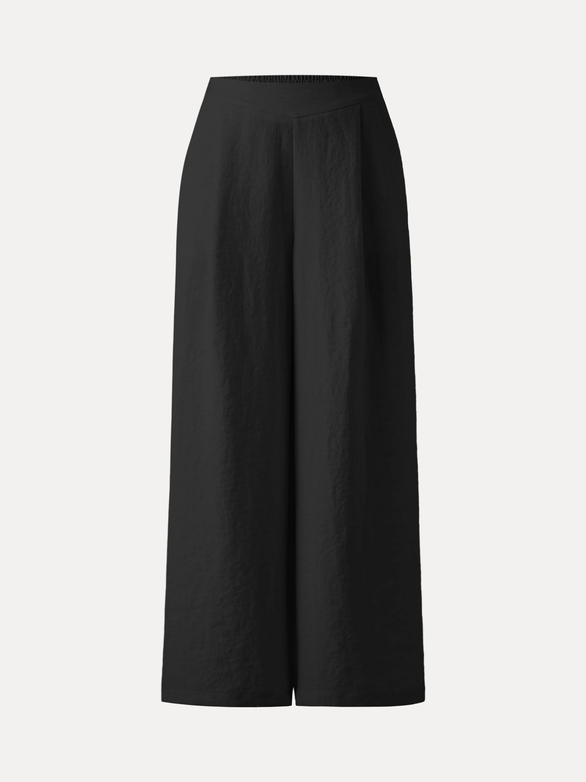 Breezy Linen Mid Rise Wide Leg Pant with Pockets - Image 8