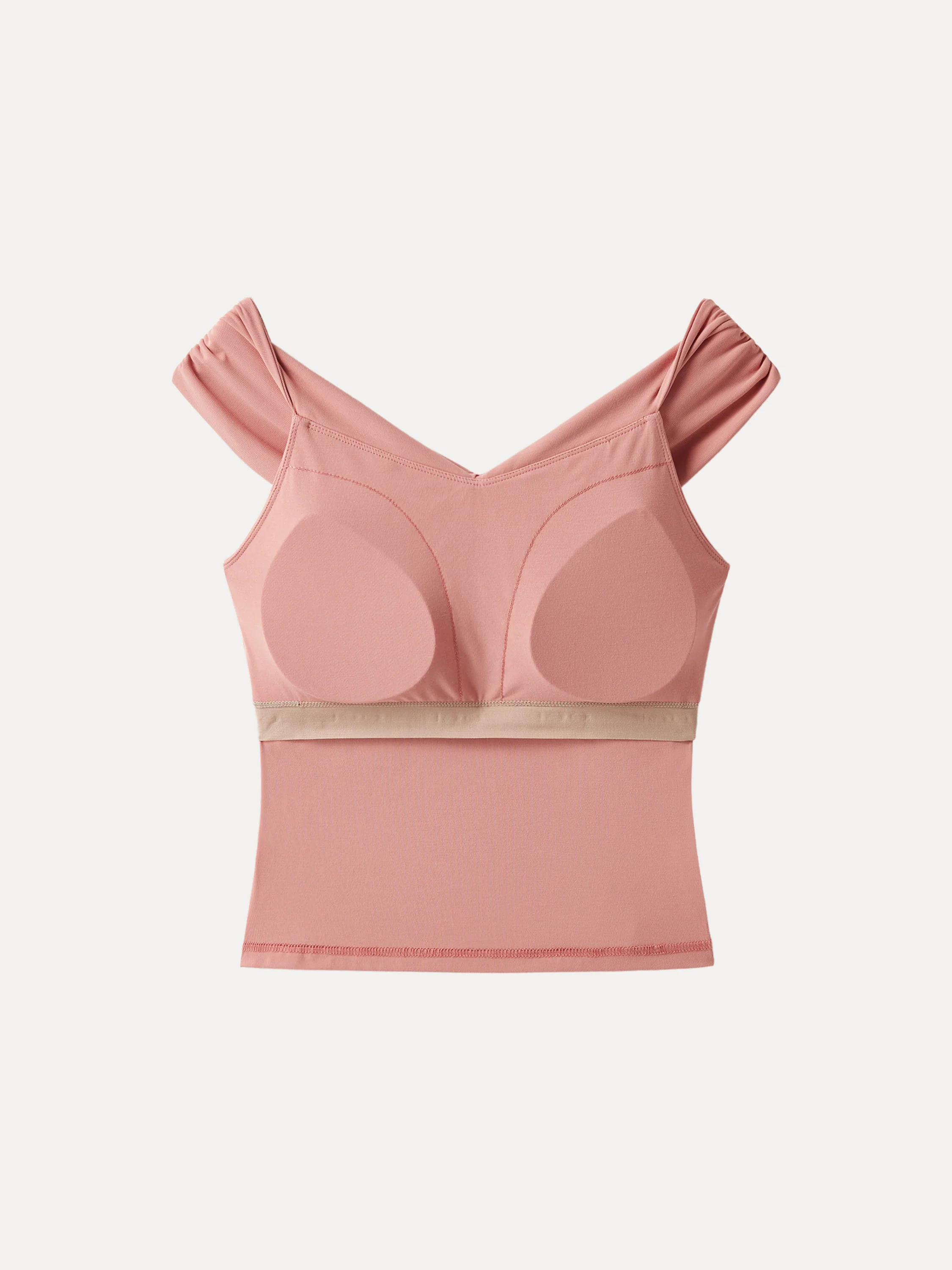 Criss Cross Off Shoulder New Airy Bra Top - Image 15