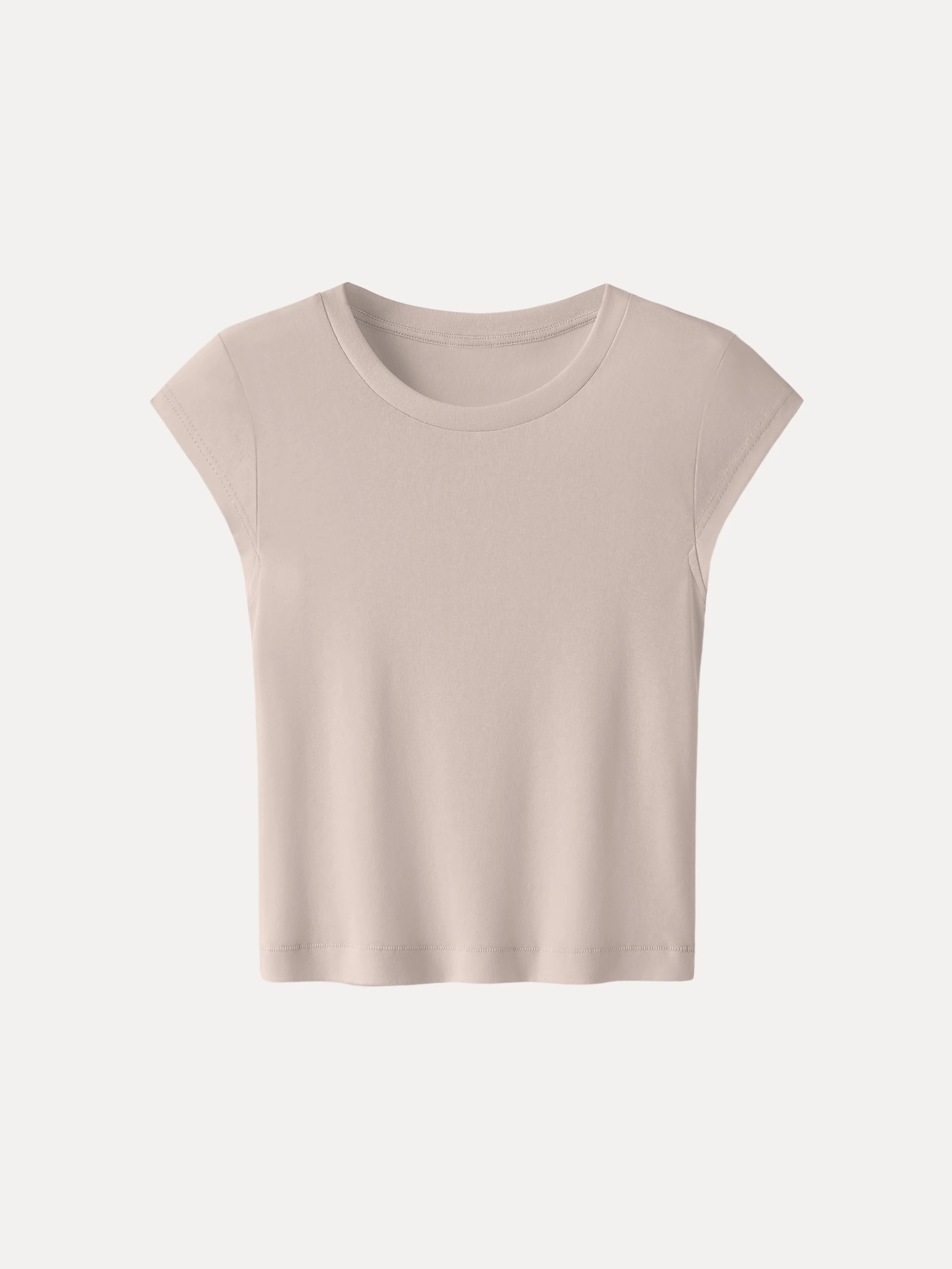 Cotton-Linen Blend Cooling Essential Summer Tee - Image 9