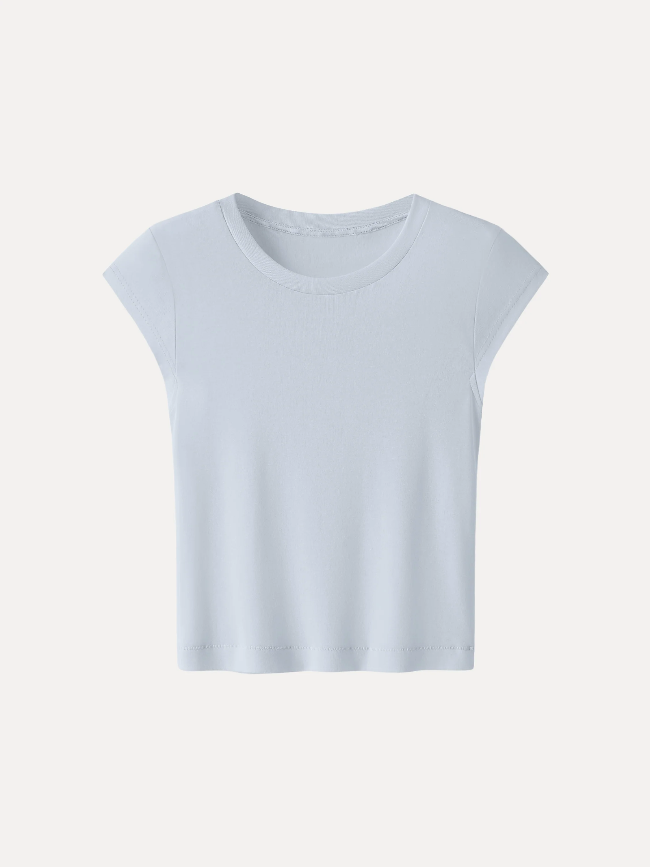 Cotton-Linen Blend Cooling Essential Summer Tee - Image 7