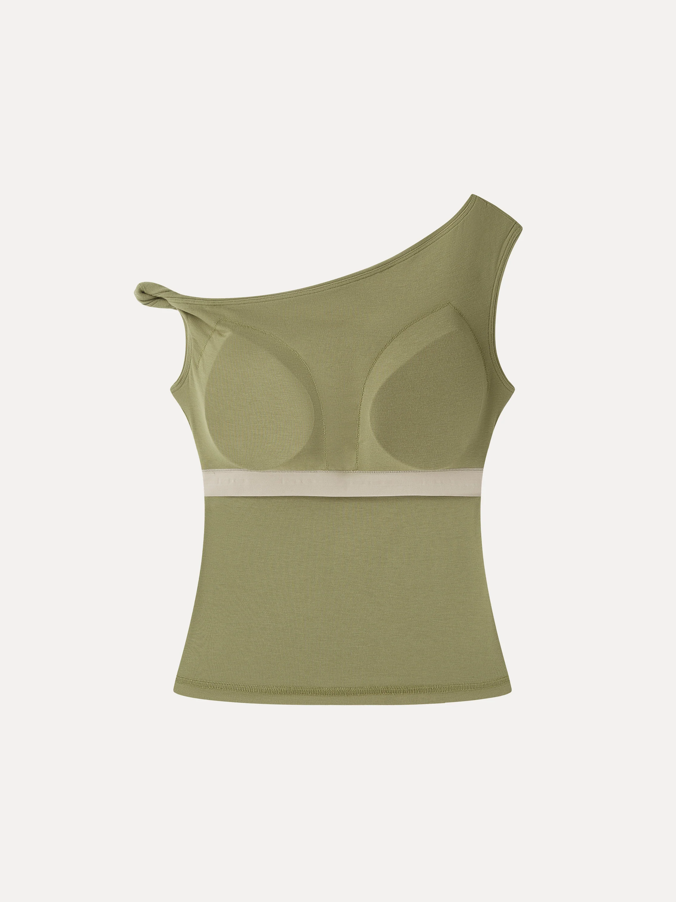 CoolTouch Asymmetrical Shoulder Bra Top - Image 6