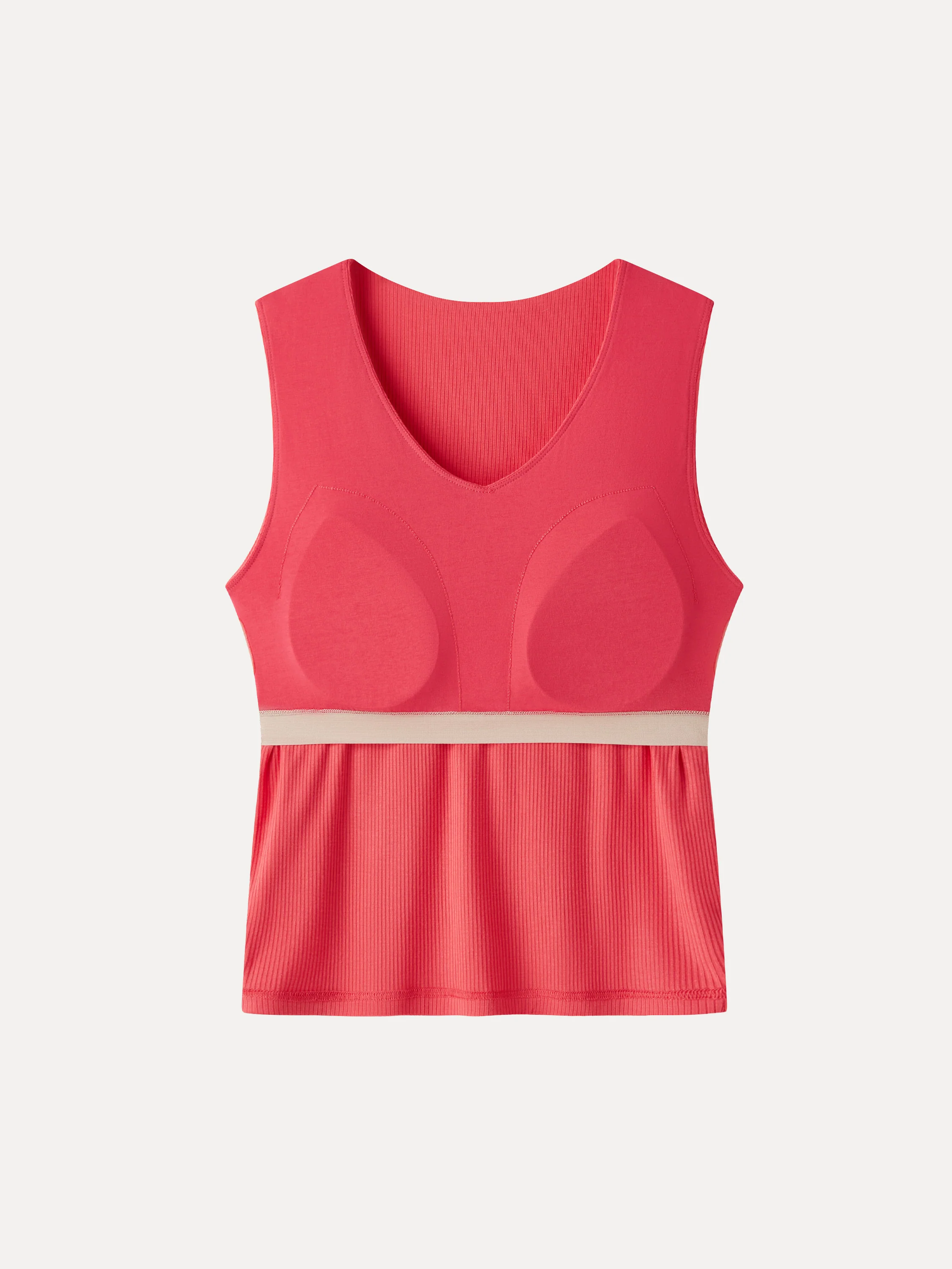 CoolTouch Ease V-Neck Wide Shoulder Bra Tank - Image 6