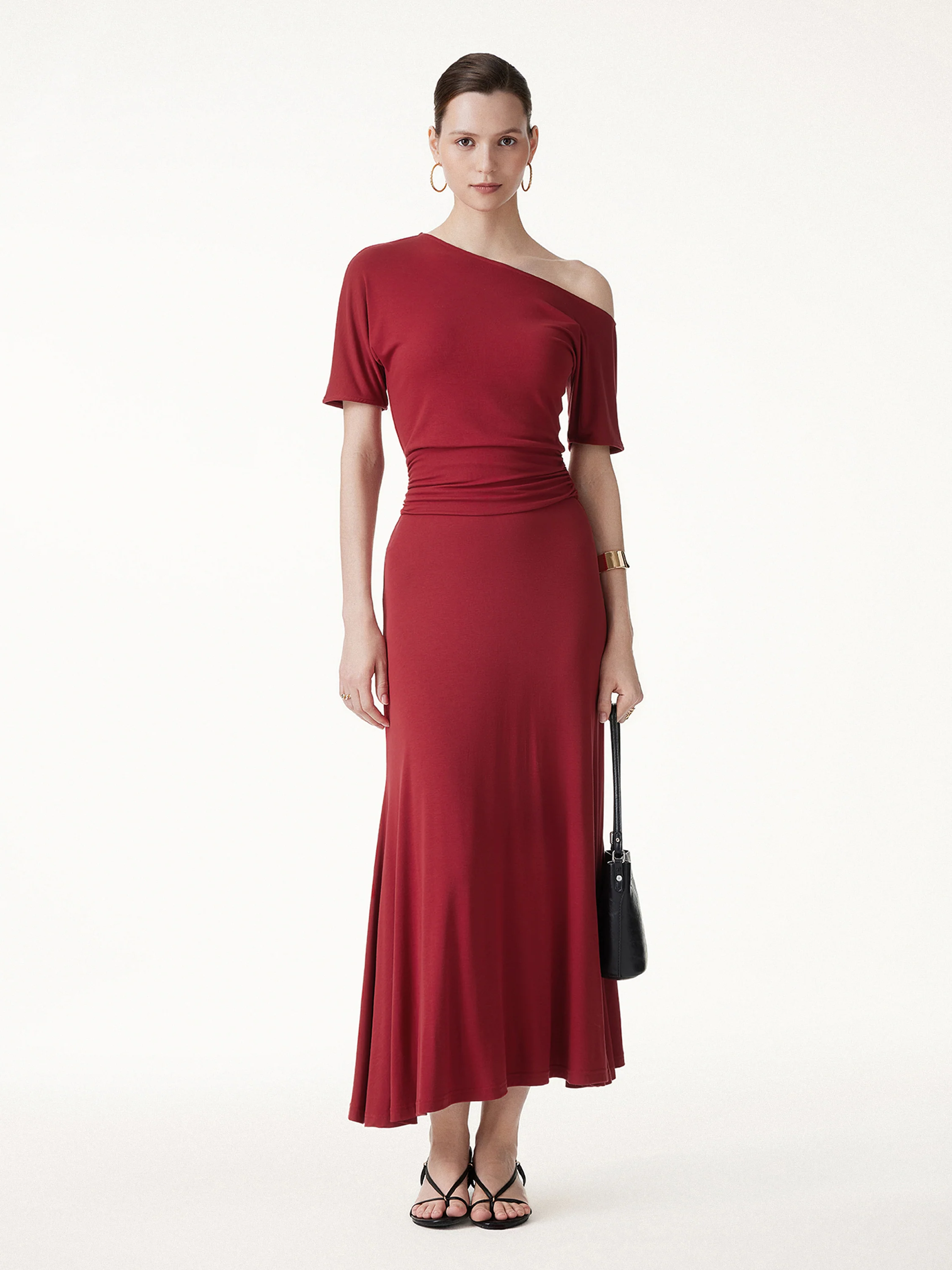 CoolTouch Flowy Maxi Flared Skirt - Image 2