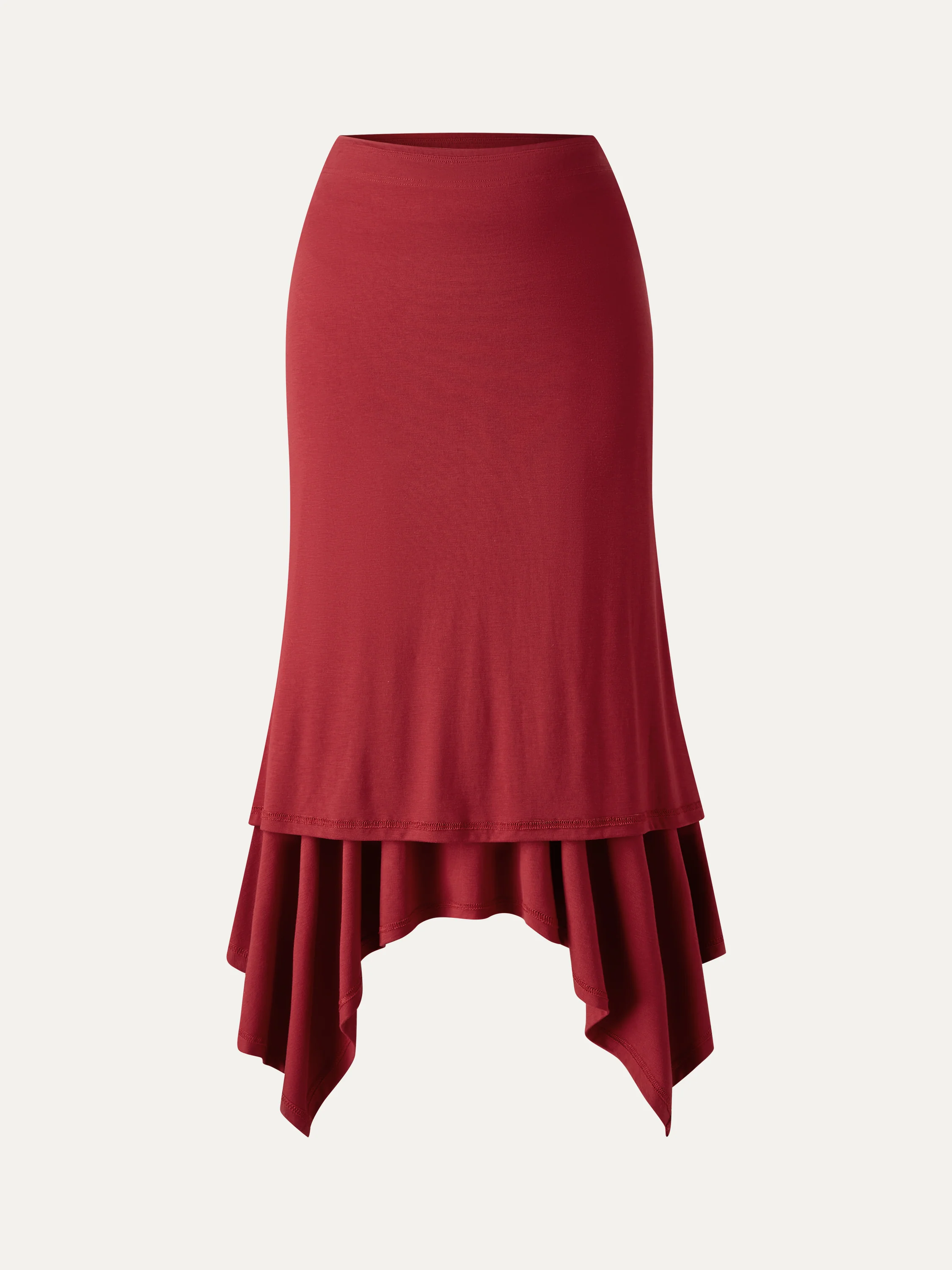 CoolTouch Handkerchief Hem Ankled Skirt - Image 5