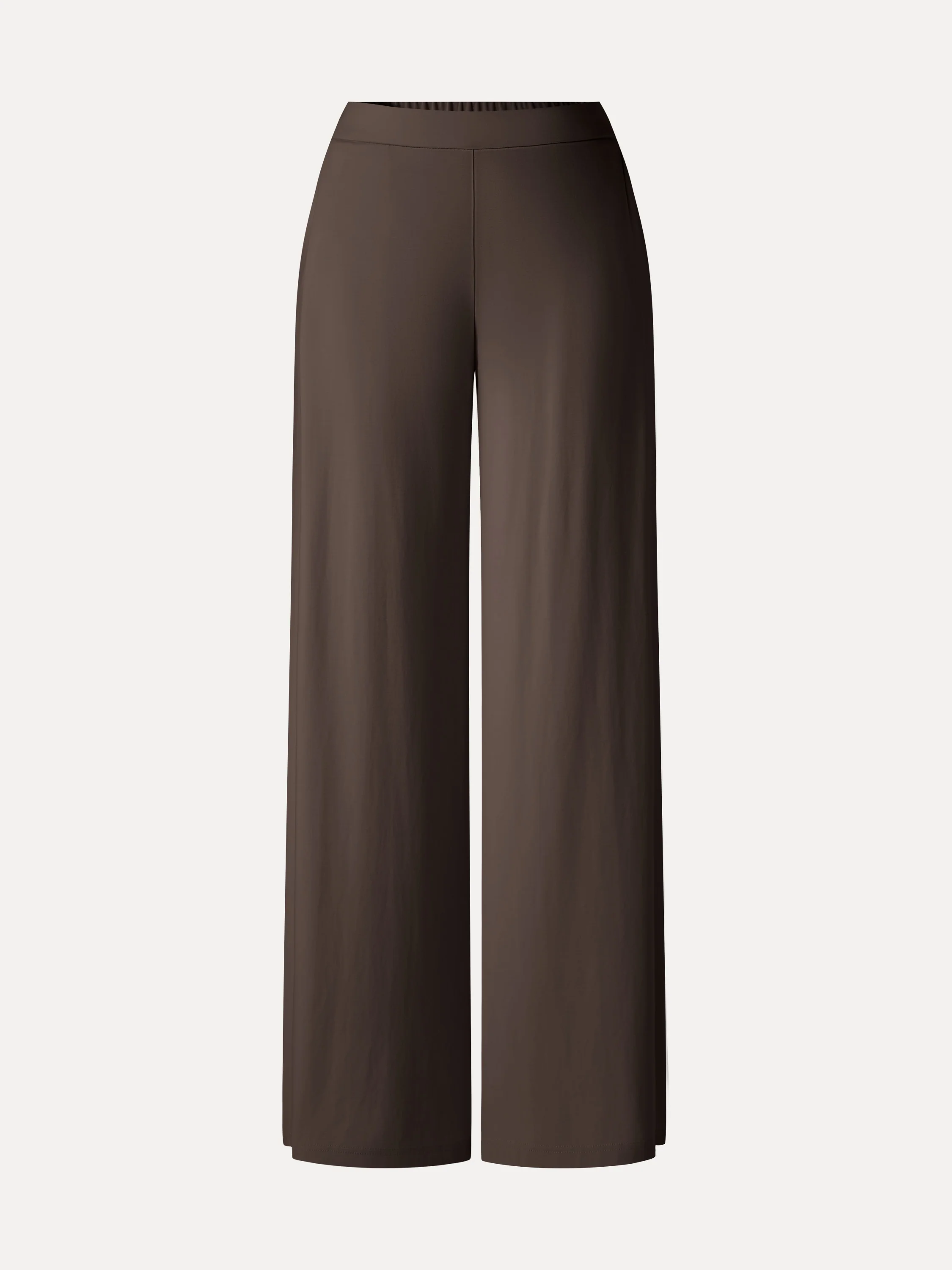 CoolTouch Ponte Mid Rise Wide Leg Pants with Pockets - Image 10