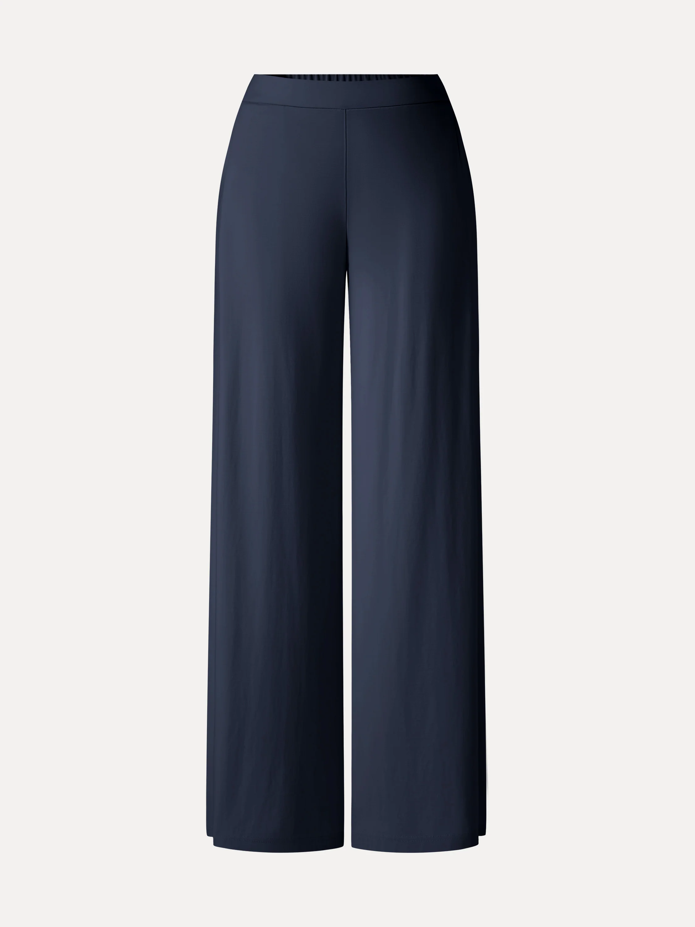 CoolTouch Ponte Mid Rise Wide Leg Pants with Pockets - Image 12