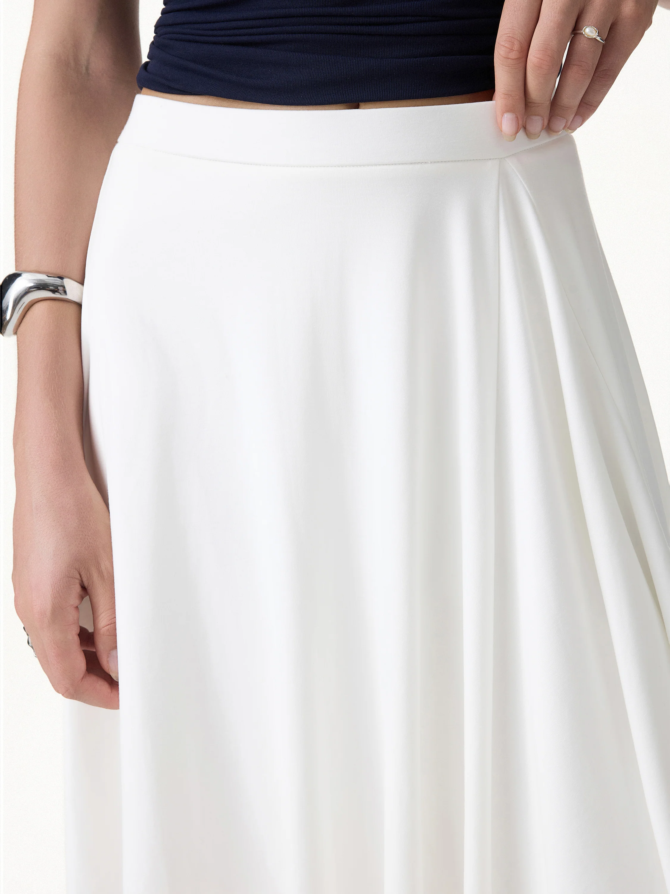 CoolTouch Ponte Midi Circle Skirt - Image 5
