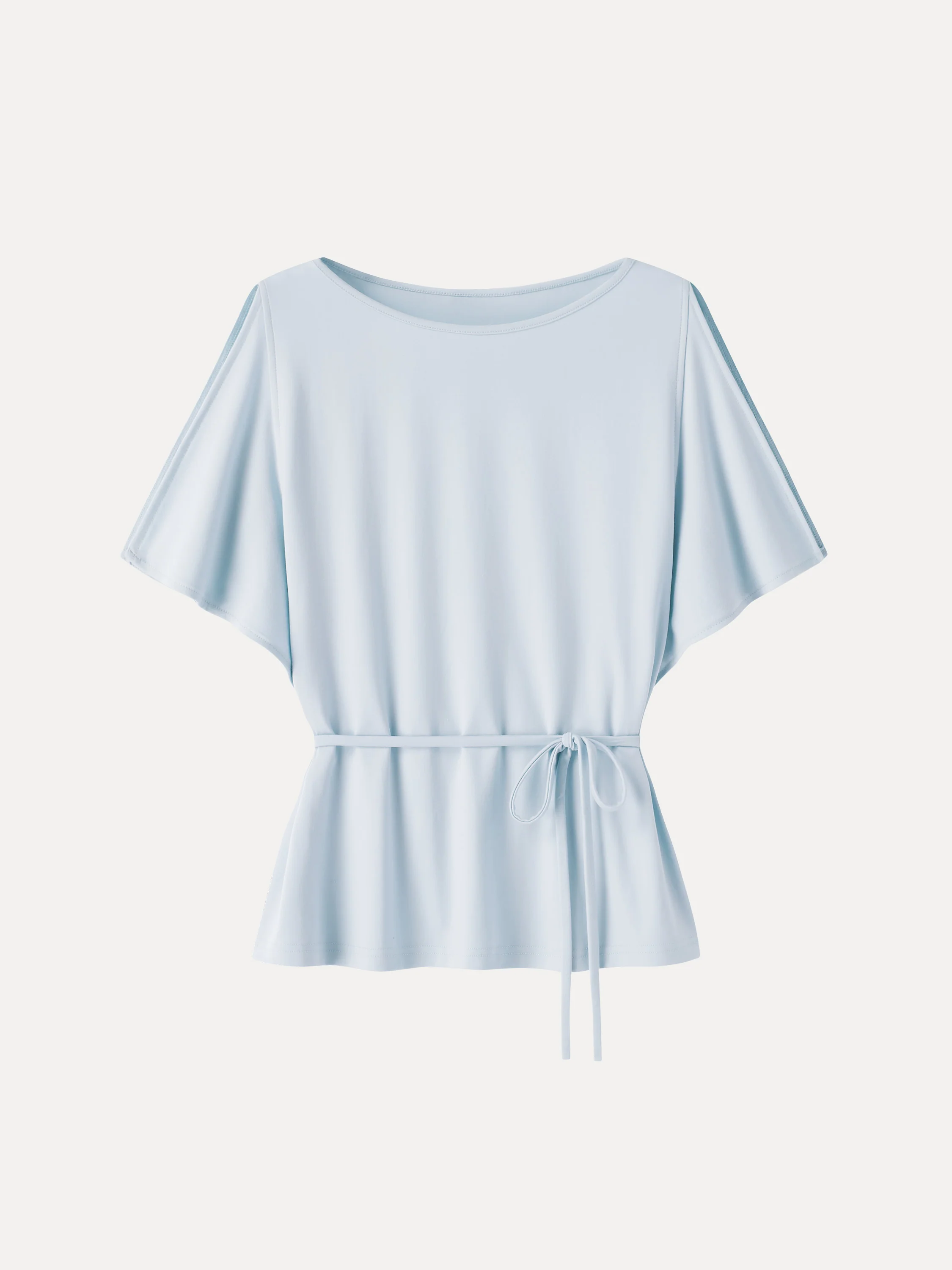 CoolTouch Relaxed Boatneck Self-Tie Top - Image 9