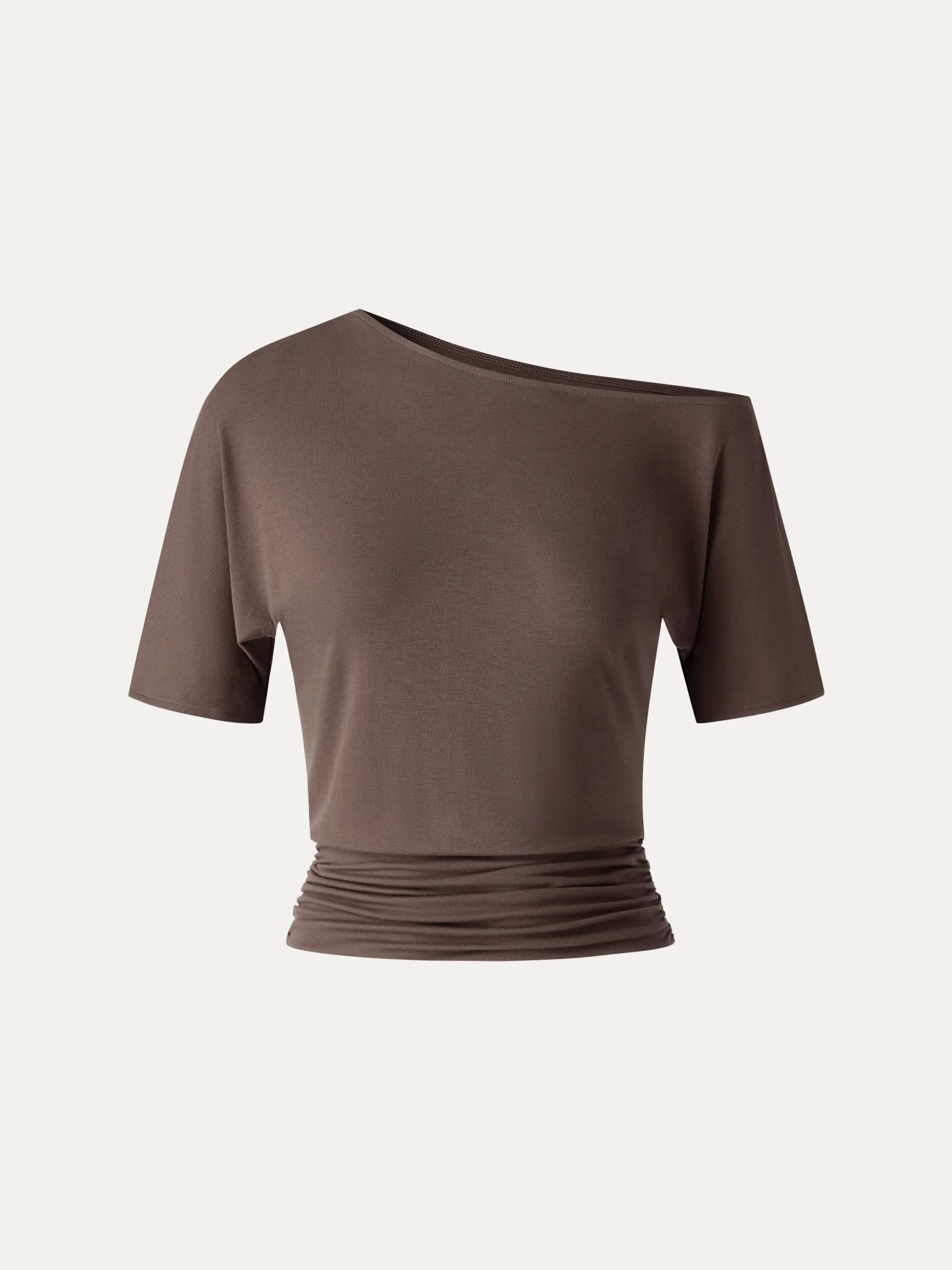CoolTouch Relaxed Short Sleeve Ruched Top - Image 8