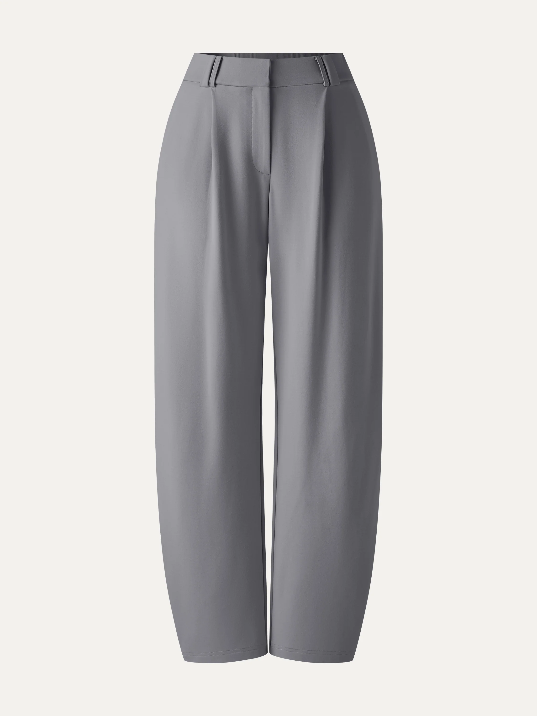 CoolTouch Stretch Ponte High Rise Cropped Barrel Pants - Image 9