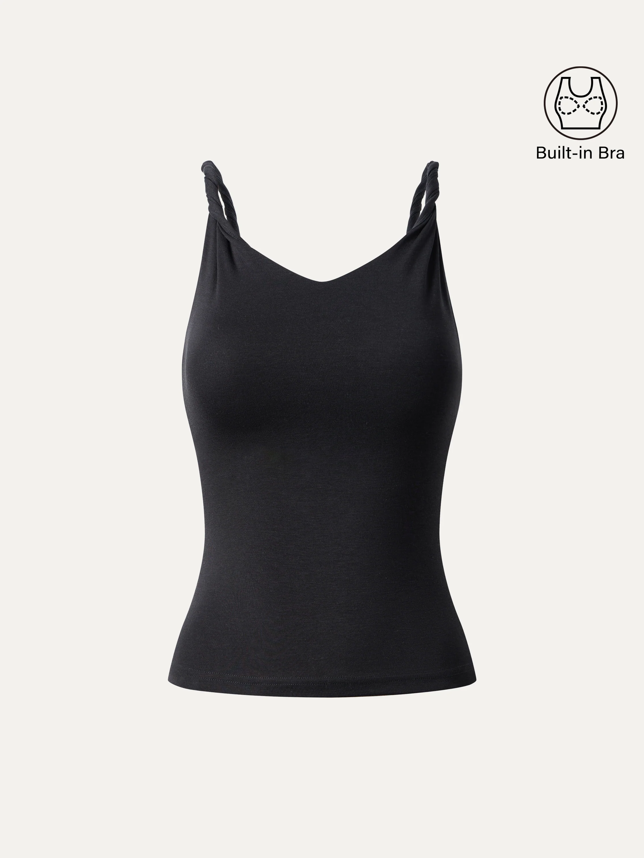 CoolTouch Twisted Strap V-Neck Bra Tank - Image 7