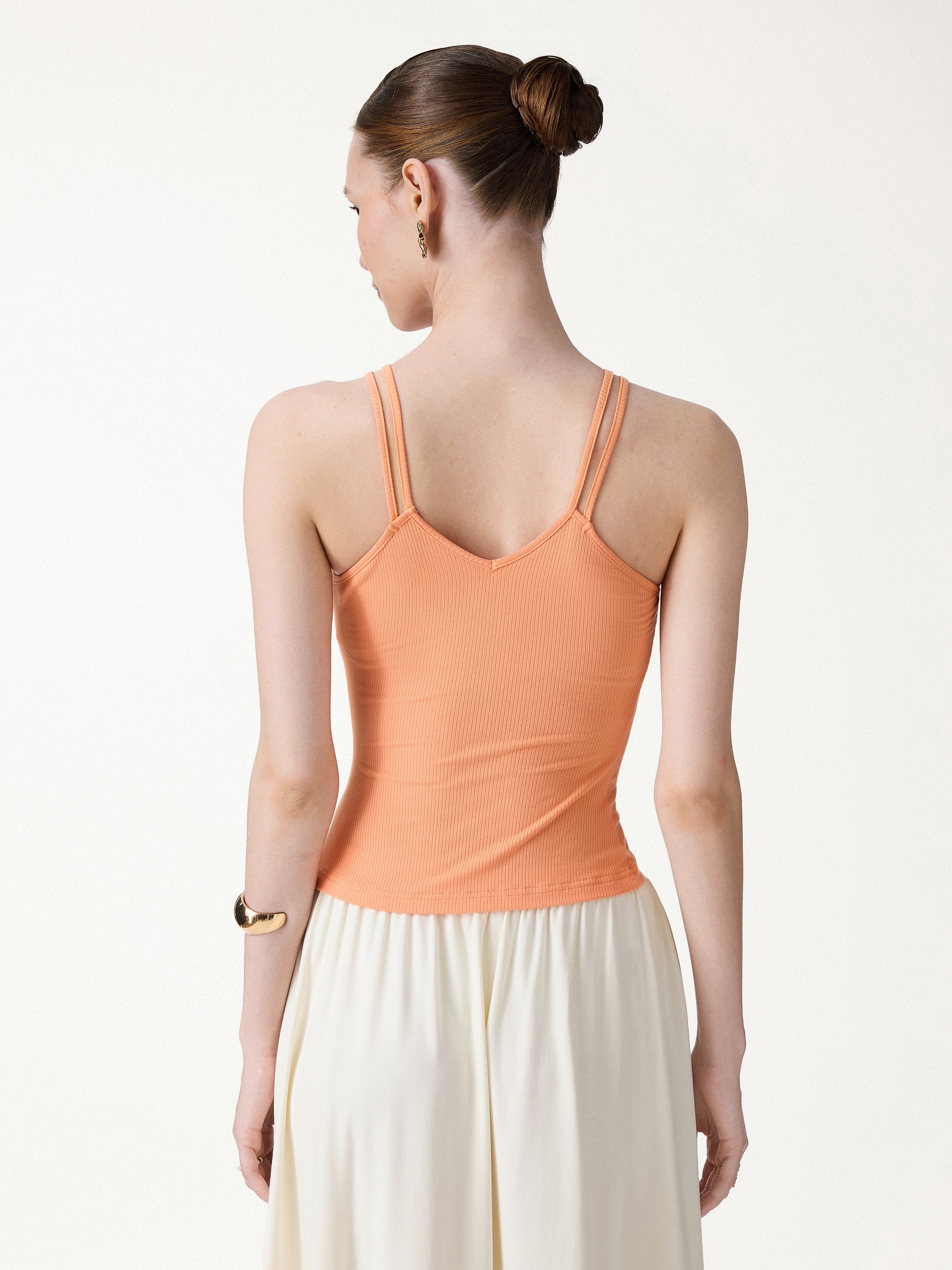 CoolTouch V-Neck Spaghetti Bra Tank - Image 2
