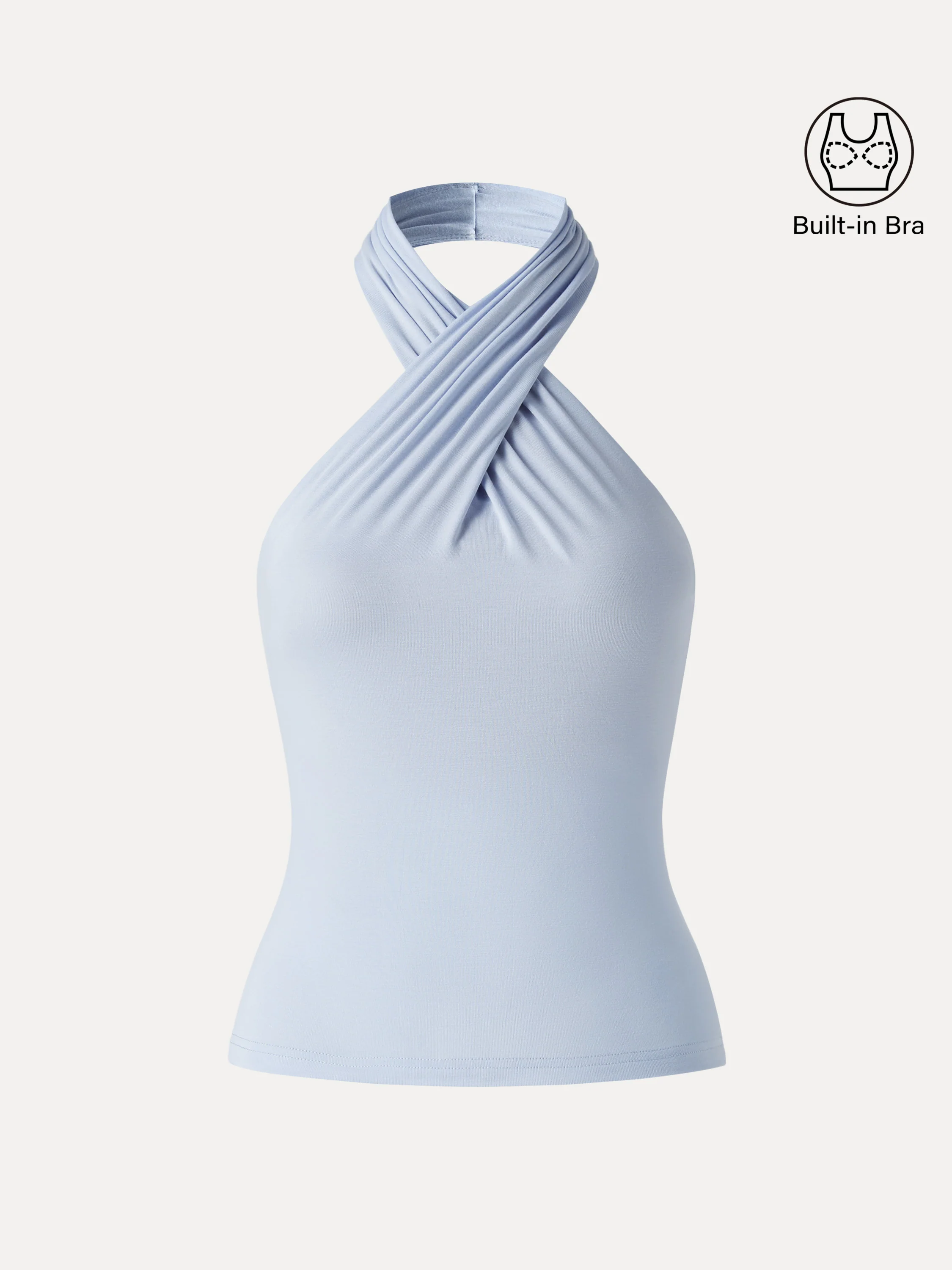Criss Cross Halter Neck Going-Out Bra Top - Image 7