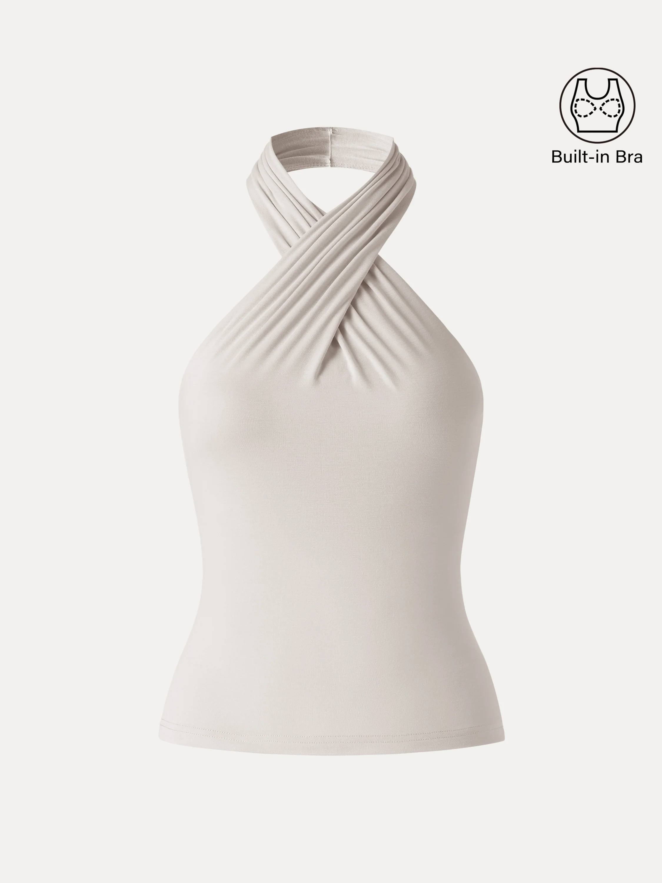 Criss Cross Halter Neck Going-Out Bra Top - Image 9