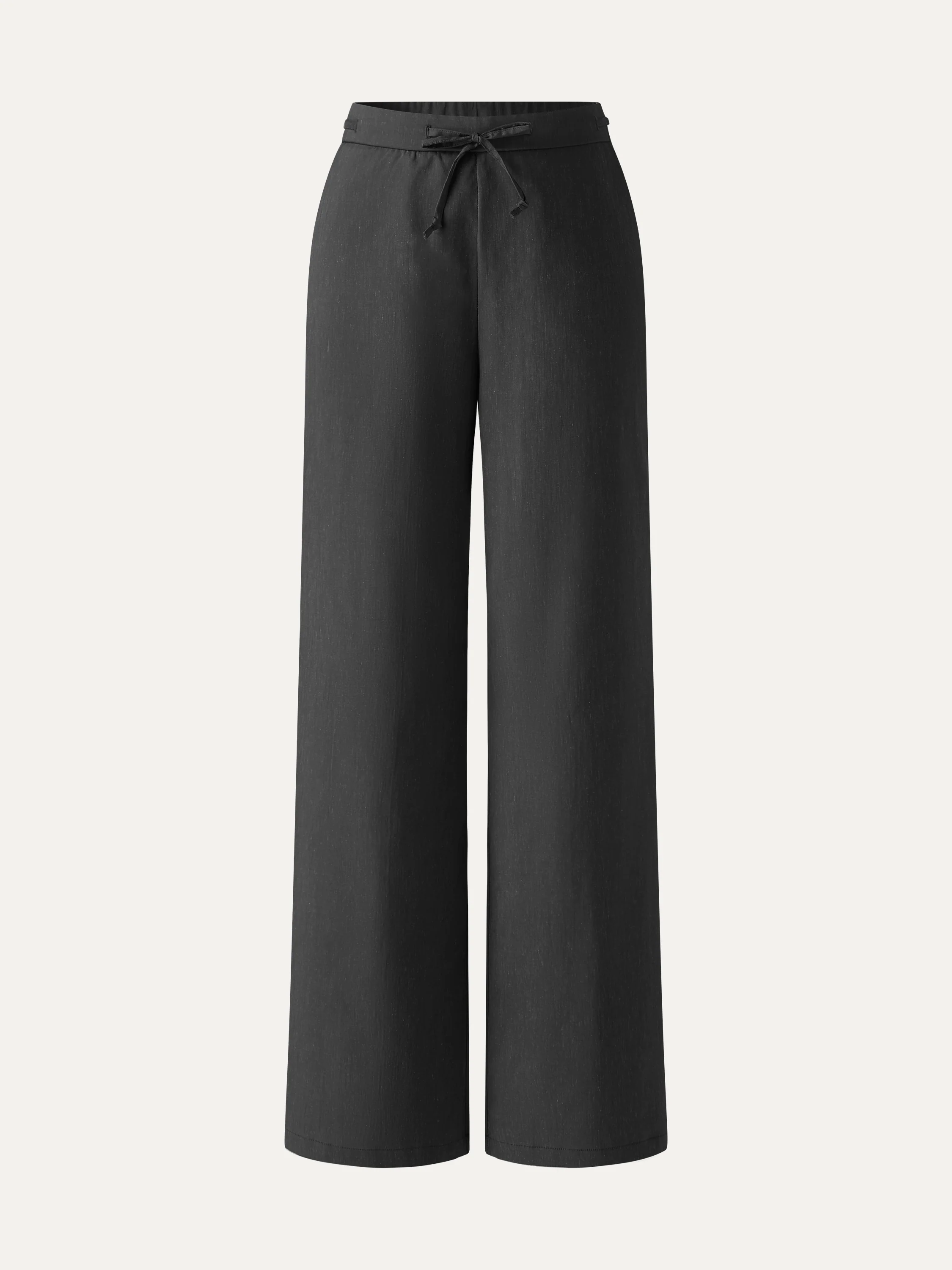 Drawstring Wide Leg Pant with Pockets - Image 10