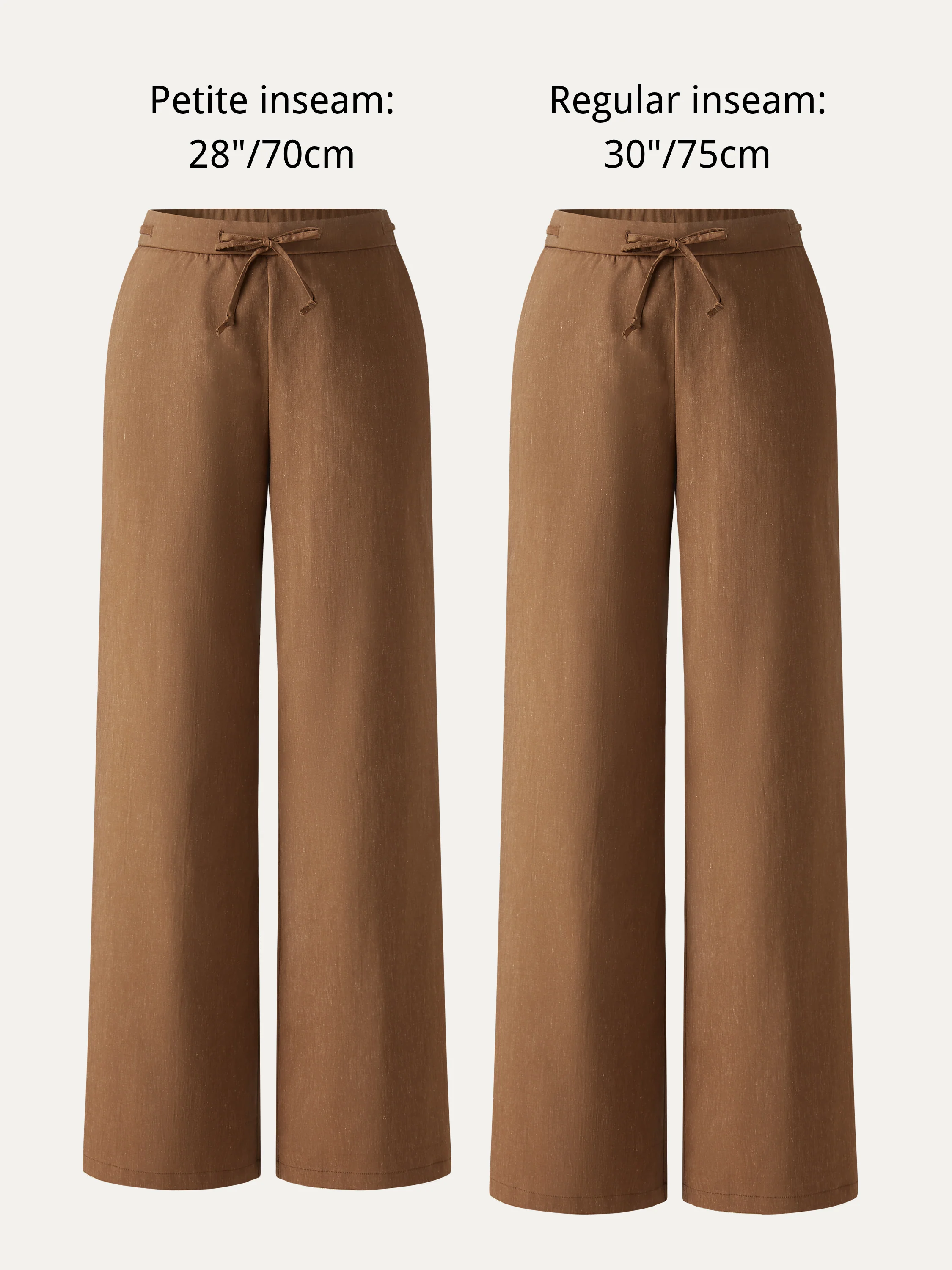 Drawstring Wide Leg Pant with Pockets - Image 7
