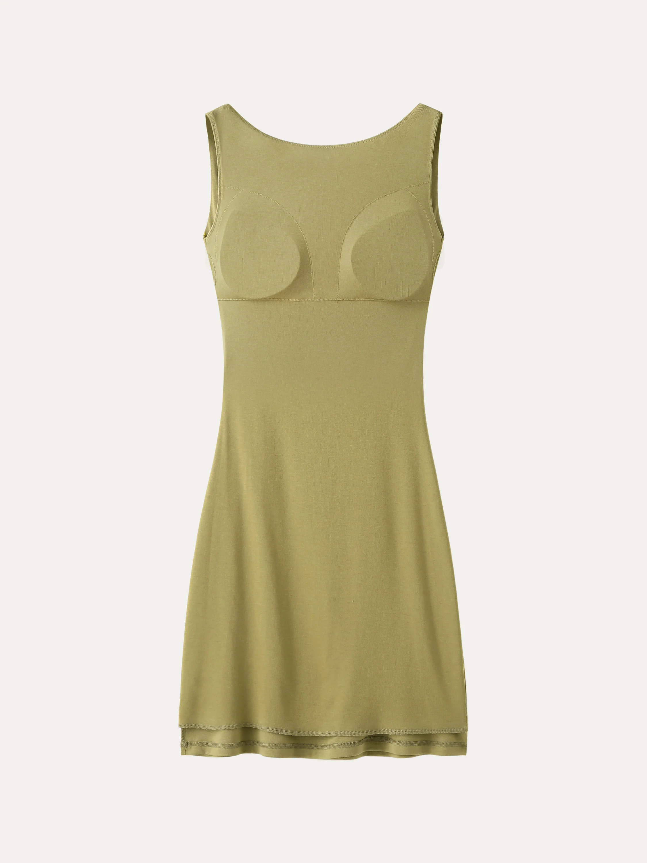 Cooling Open Back Bandless Bra Mini Dress - Image 5