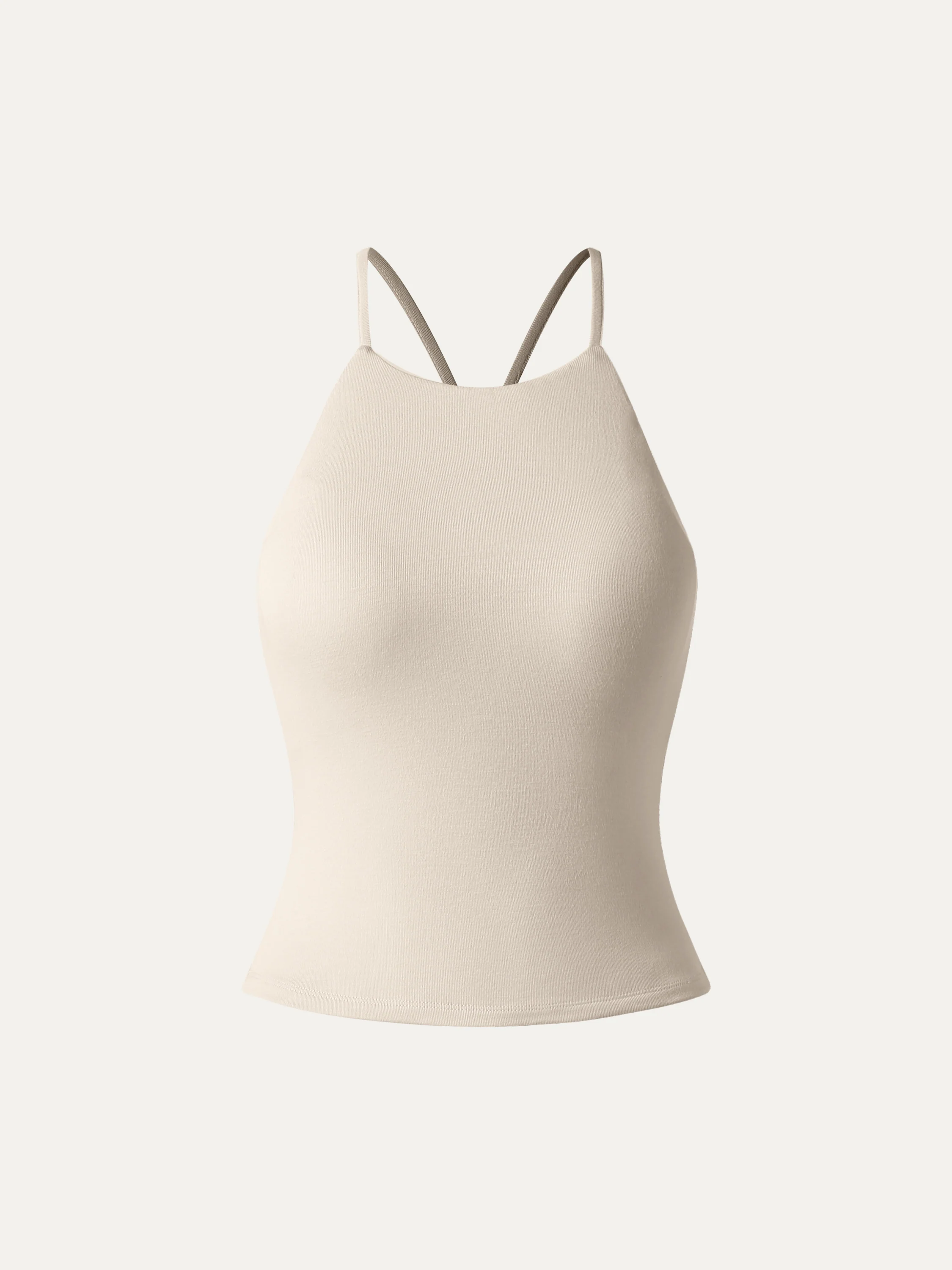 Tie Back Bandless Crop Bra Tank Top - Image 15