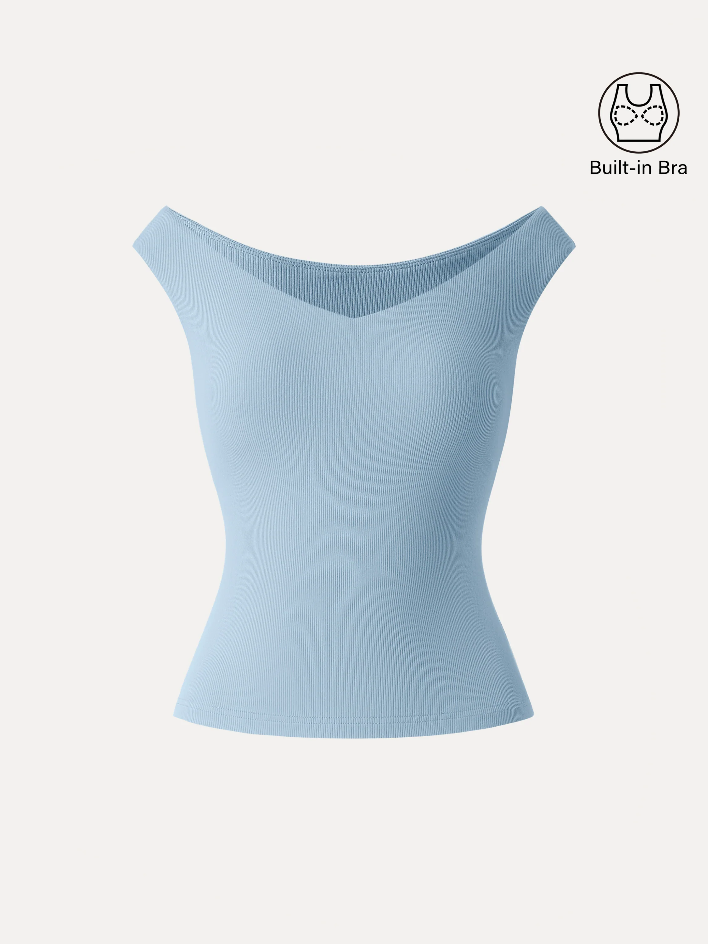 Essential V-neck New Airy Bra Top - Image 17