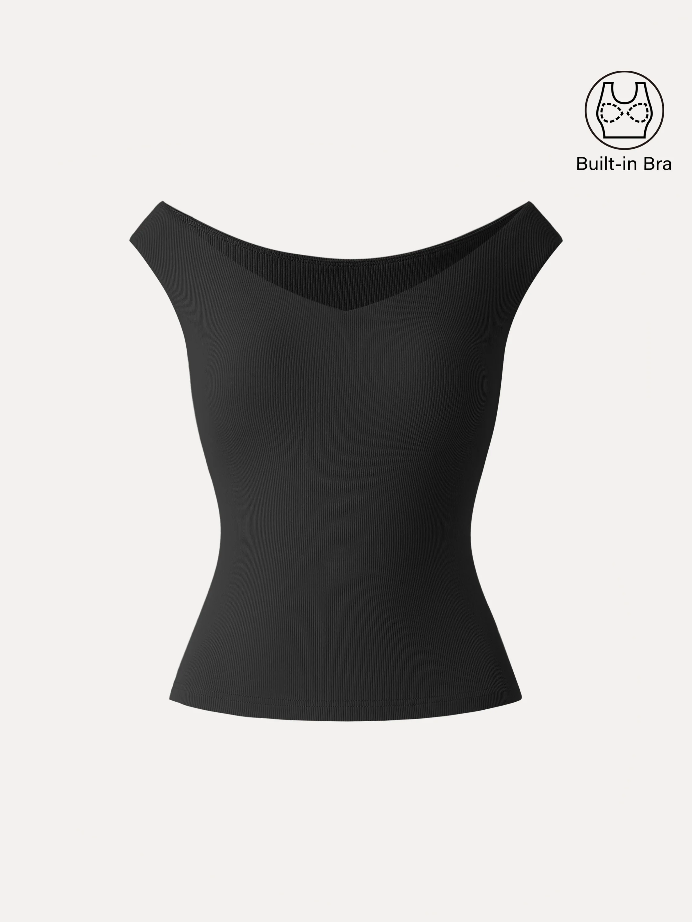 Essential V-neck New Airy Bra Top - Image 18
