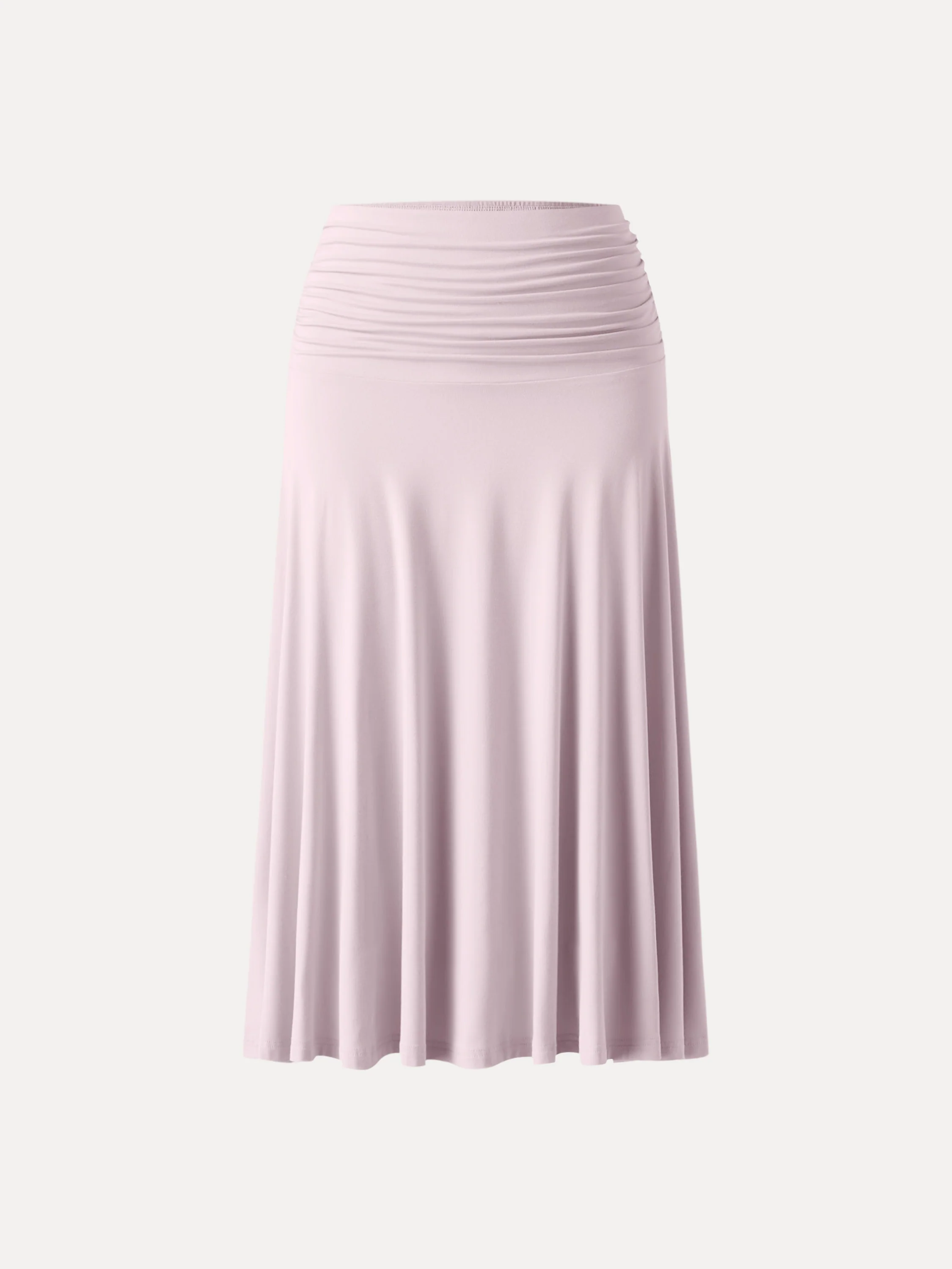 Flowy Side Ruched A-line Midi Skirt - Image 10