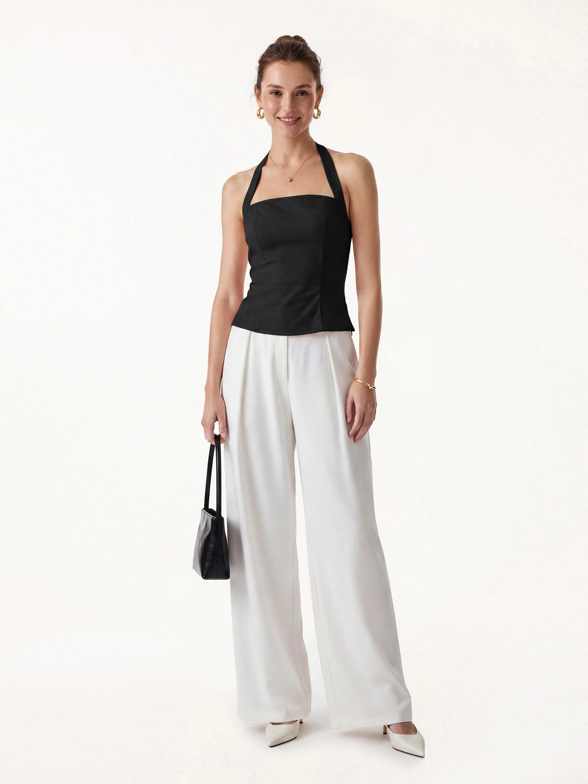 Halter Neck Smocked Top - Image 13