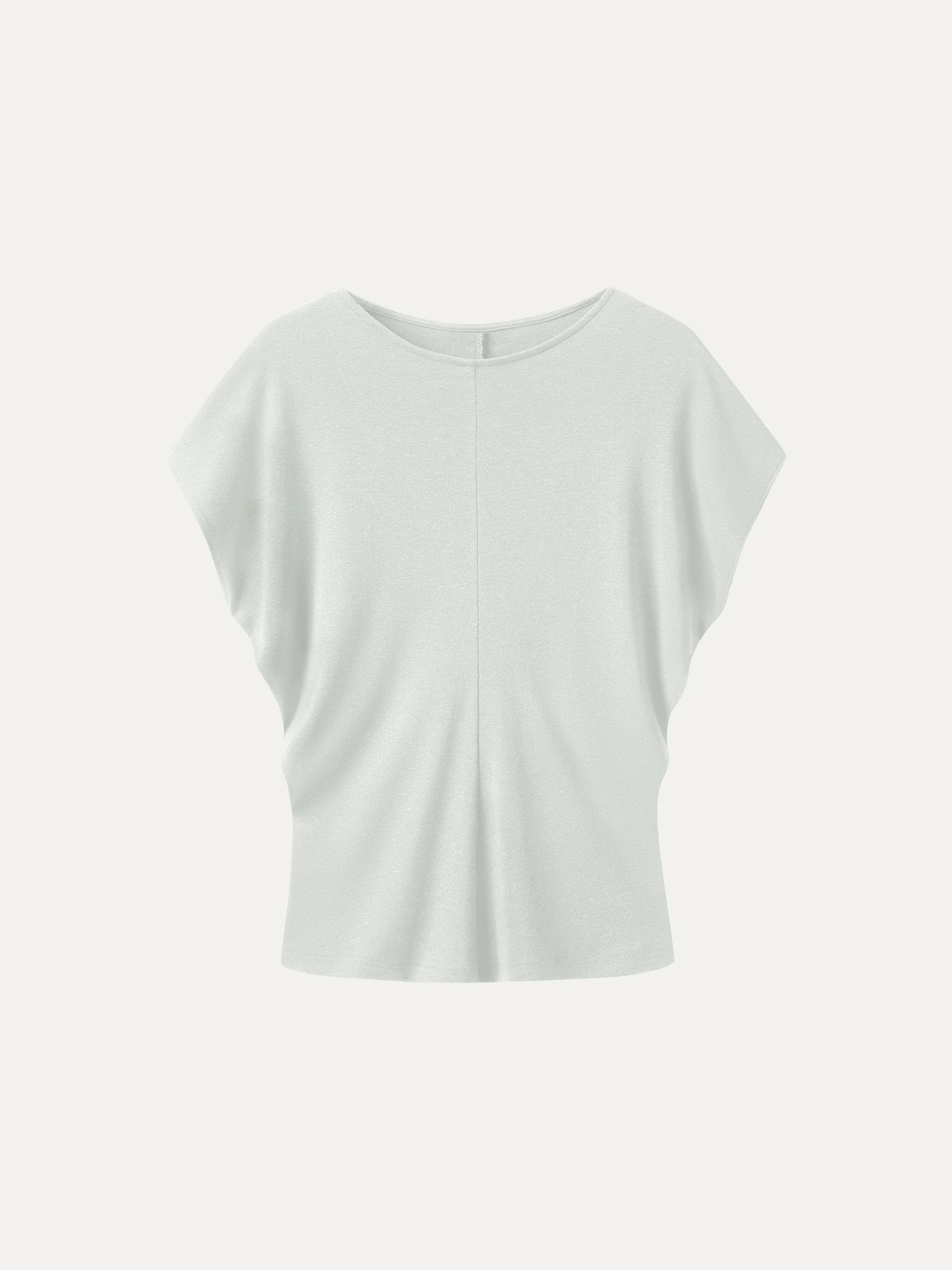 Linen-Blend Round Neck Relaxed Summer Top - Image 10