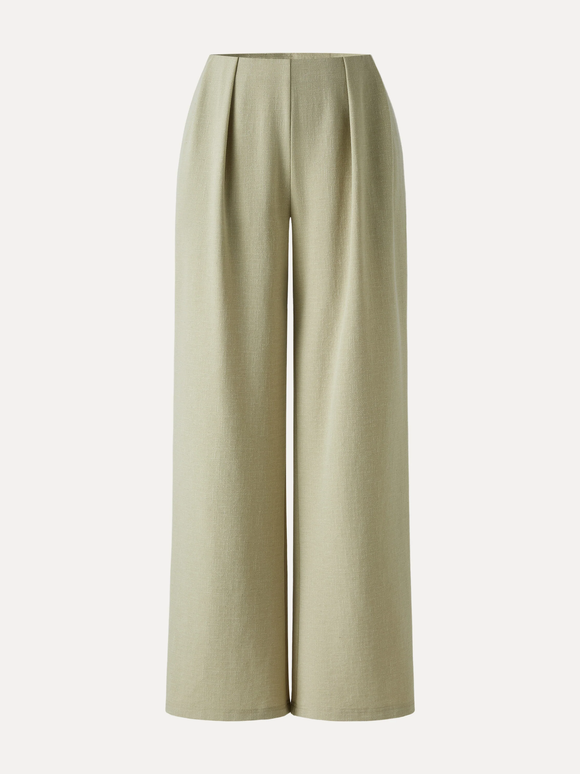 Linen Wide Flare Pant with Pockets - Image 10