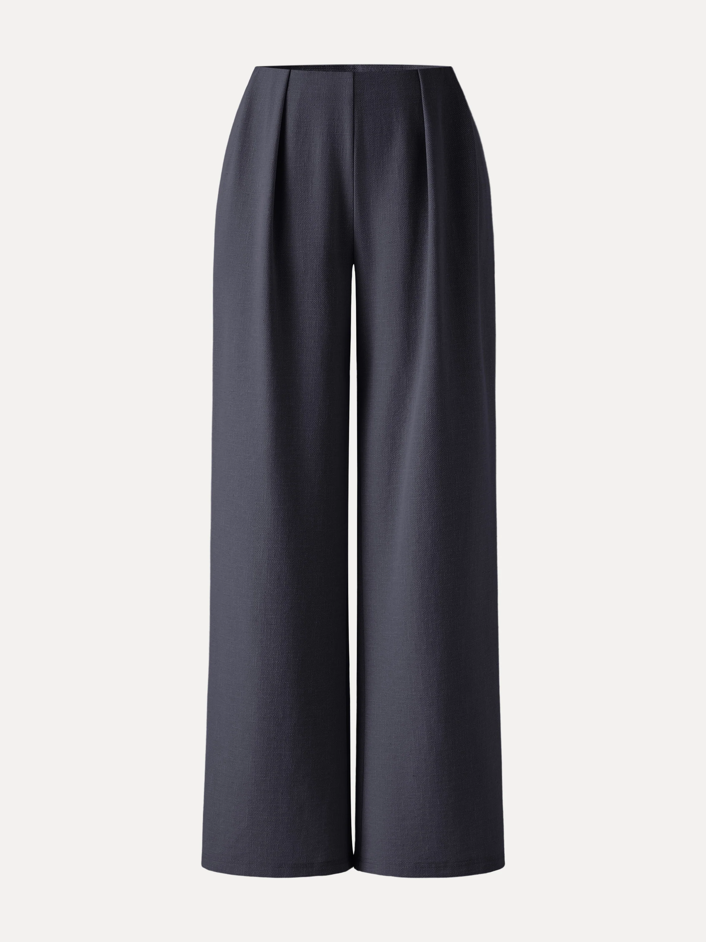 Linen Wide Flare Pant with Pockets - Image 2