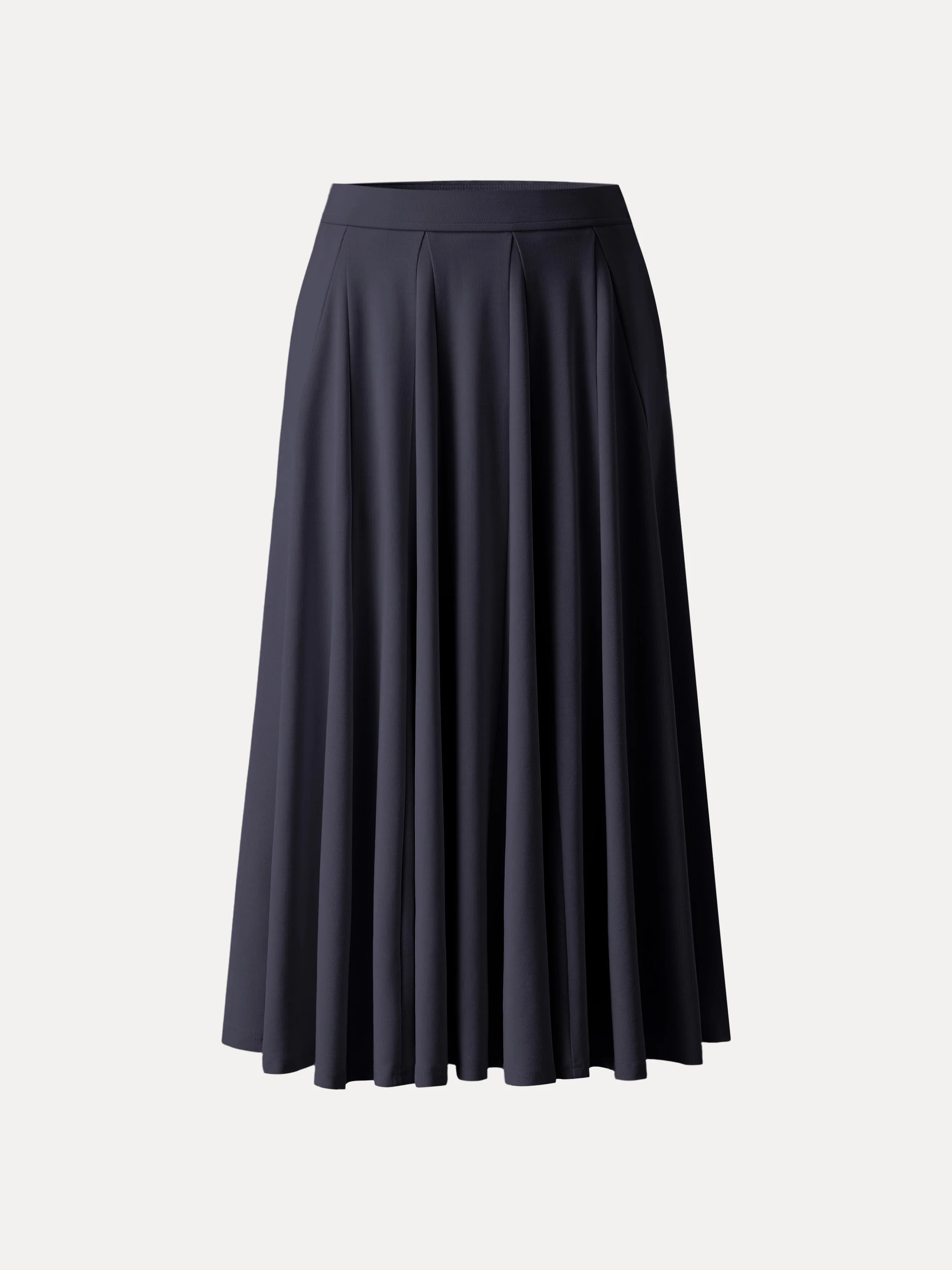 Lyocell Blend Volume Skirt with Pockets - Image 9