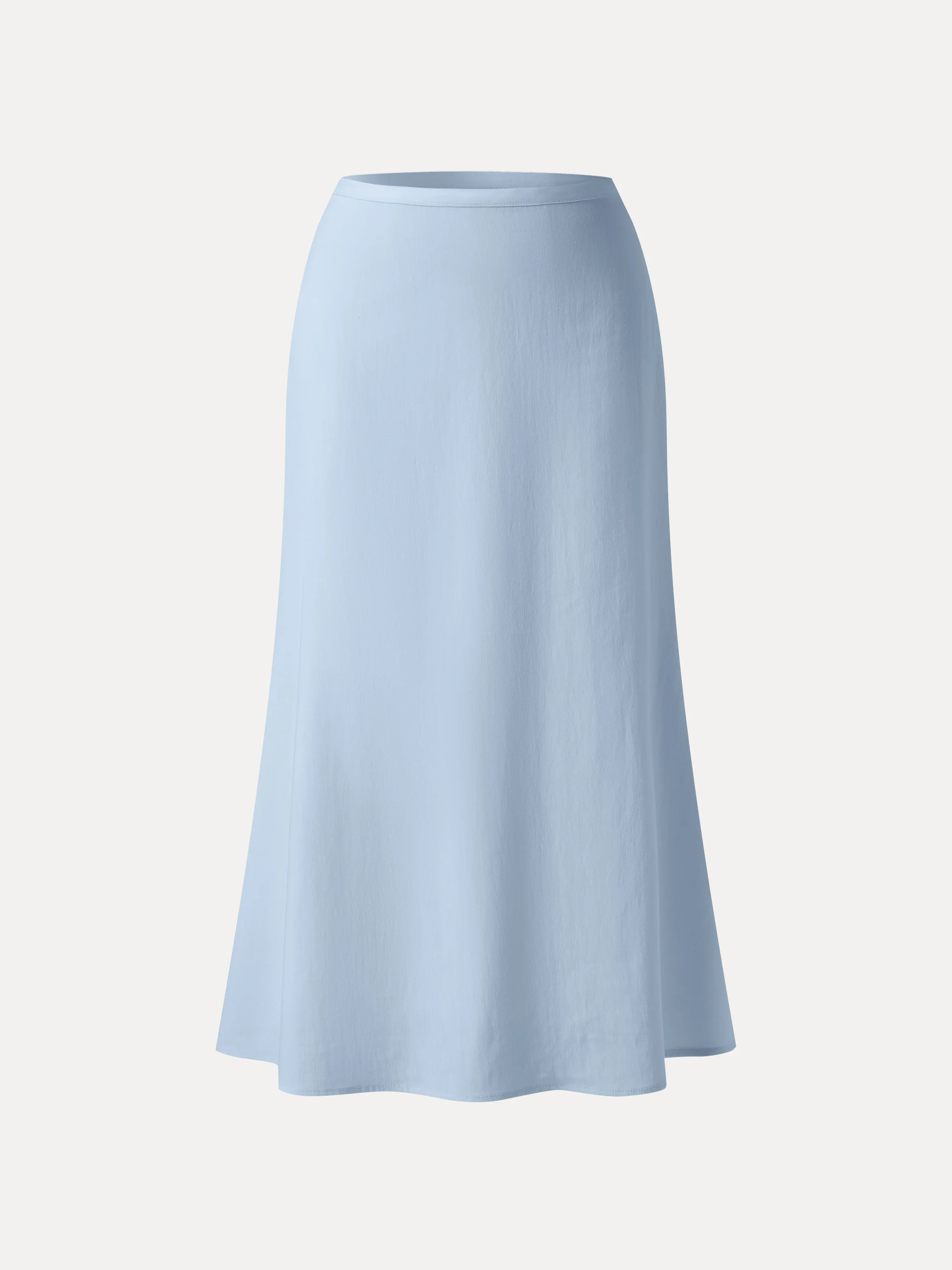 Lyocell-Linen Blend Maxi Flared Pull-On Skirt - Image 11