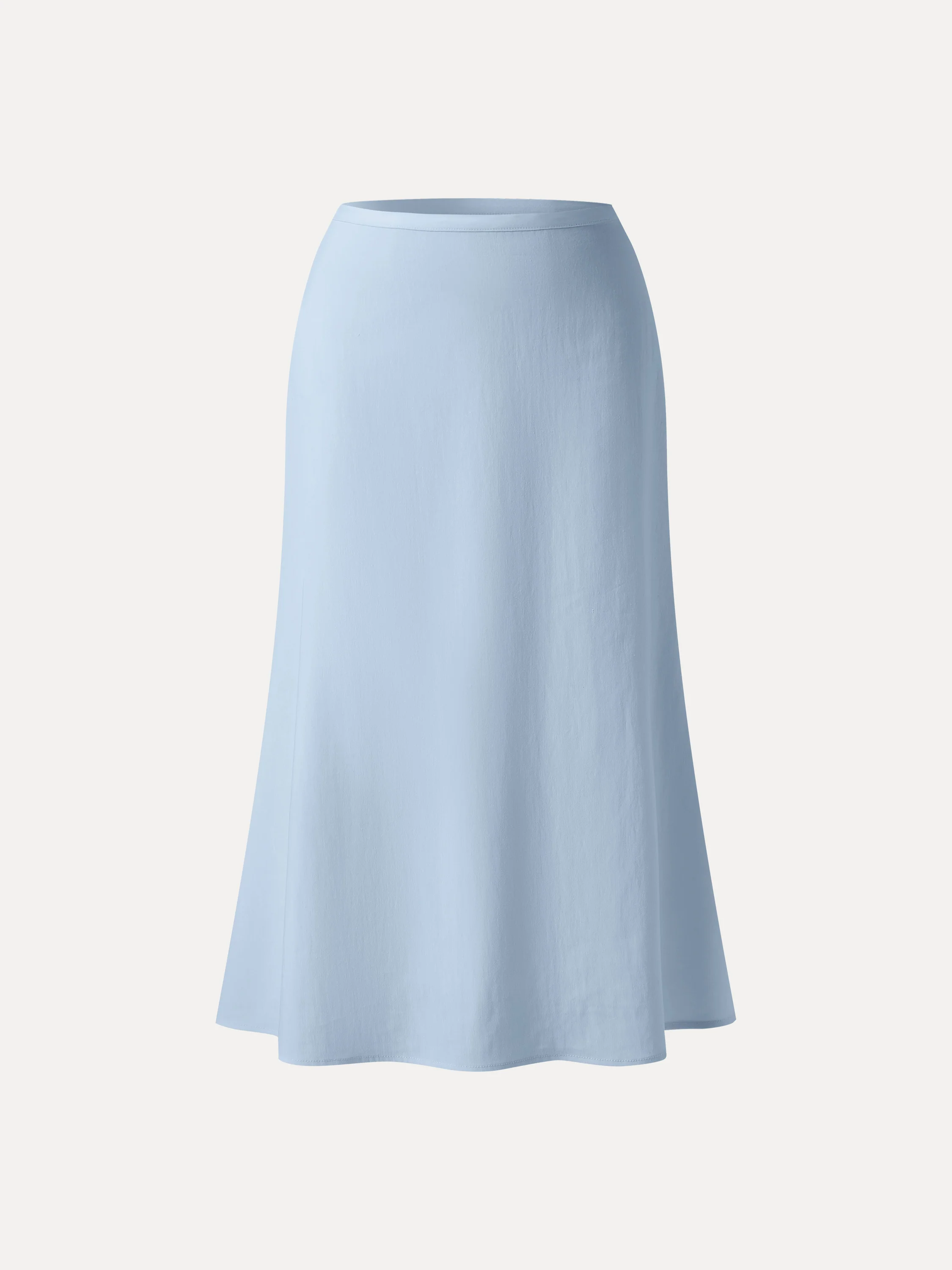 Lyocell-Linen Blend Maxi Flared Pull-On Skirt - Image 17