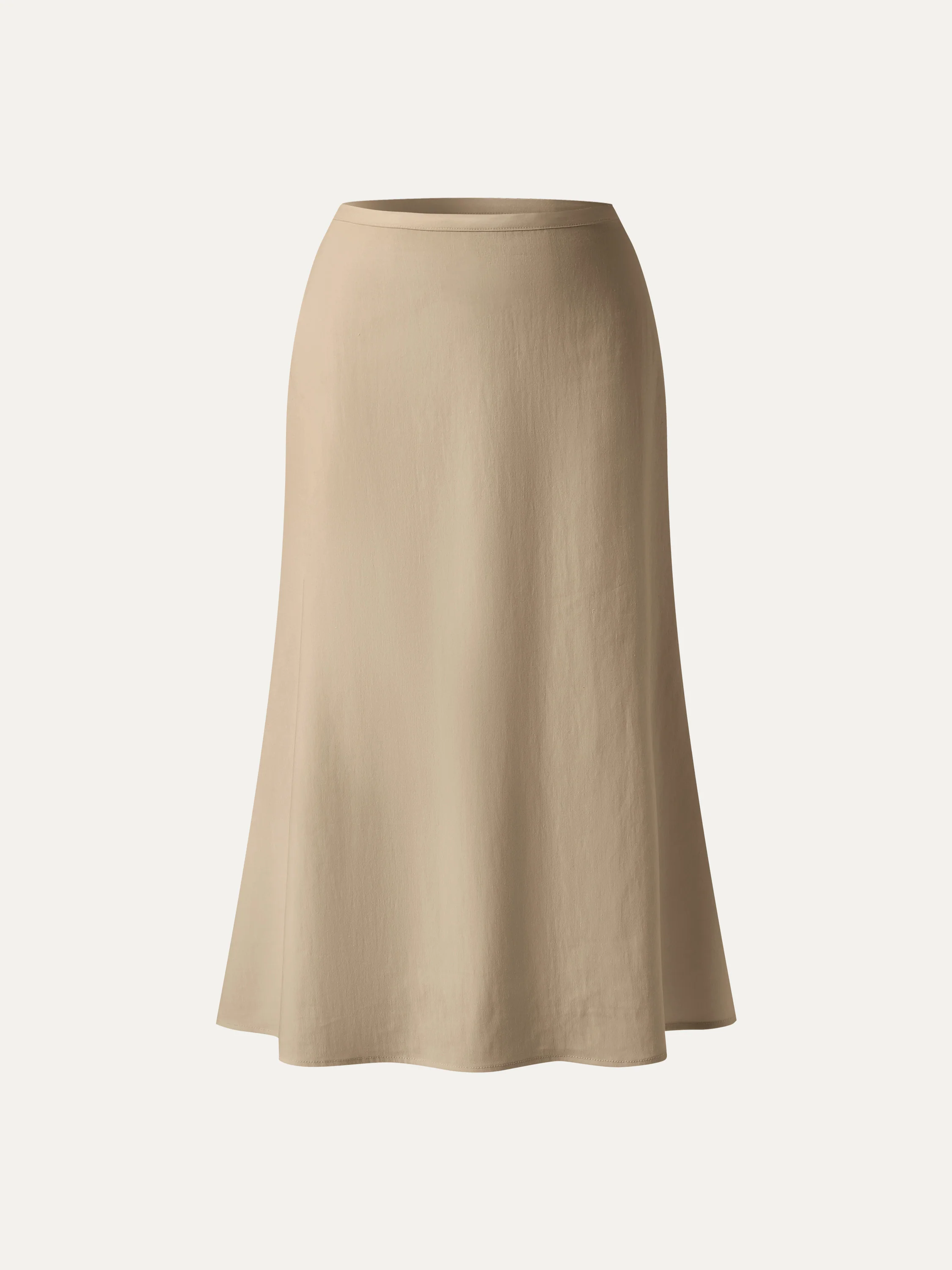 Lyocell-Linen Blend Maxi Flared Pull-On Skirt - Image 18