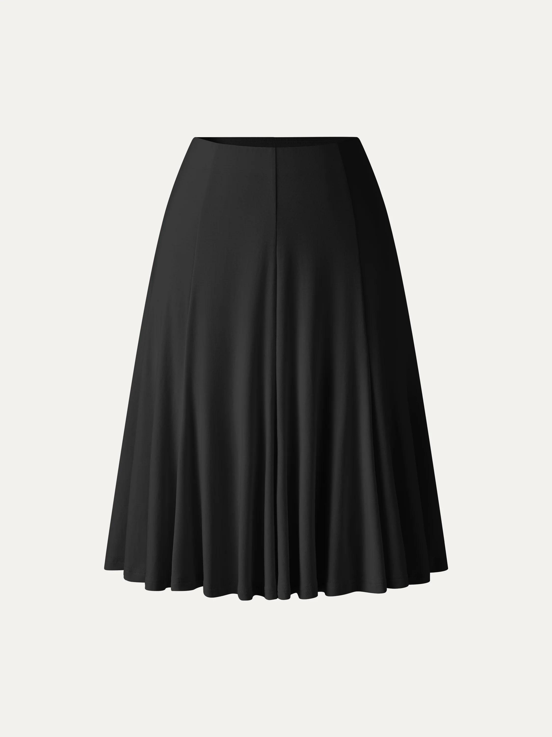 Lyocell Mermaid Hem Knee-Length Skirt - Image 11