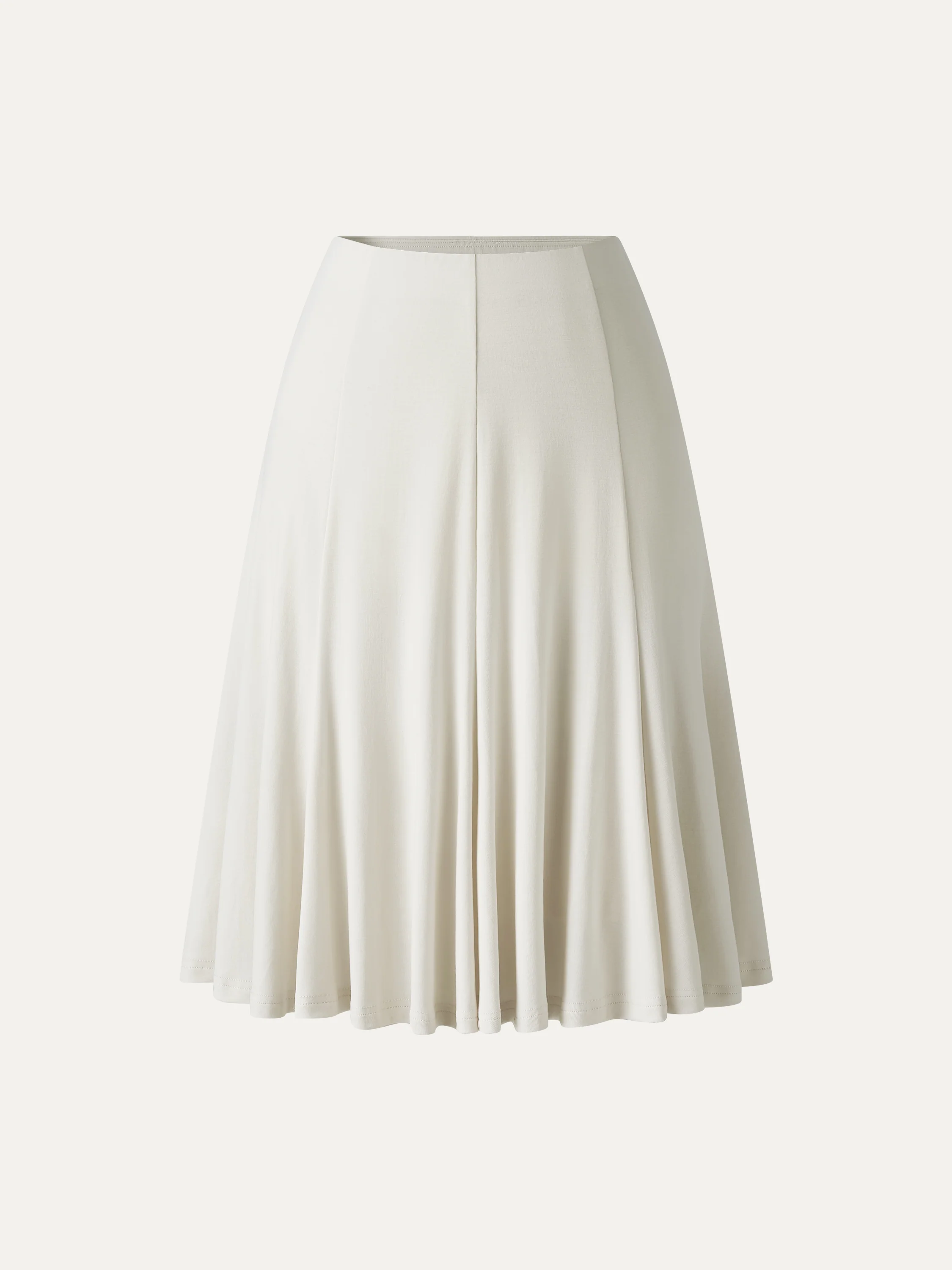 Lyocell Mermaid Hem Knee-Length Skirt - Image 8