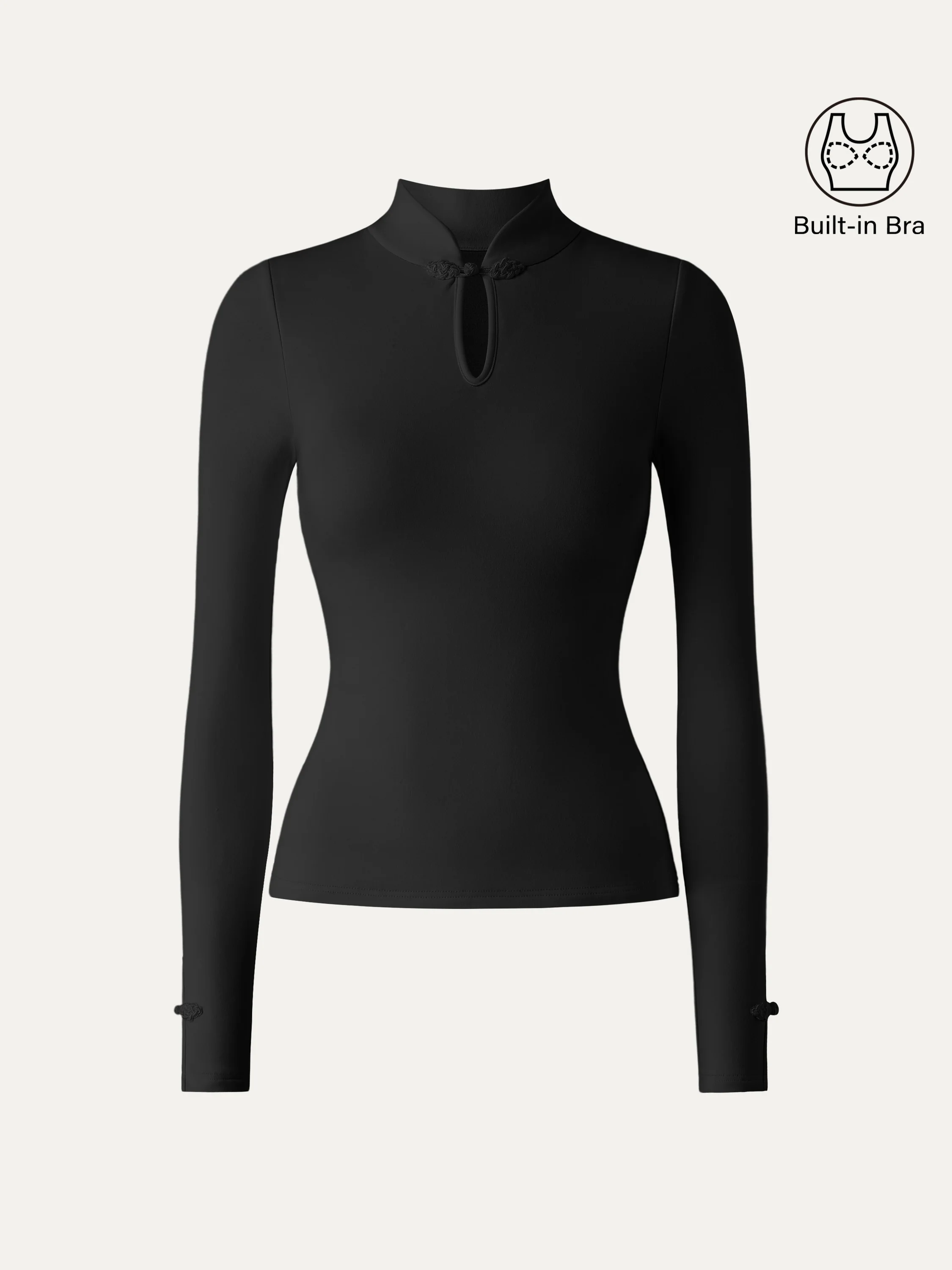 Mandarin Collar Frog Button Bra Top Limited Edition - Image 10