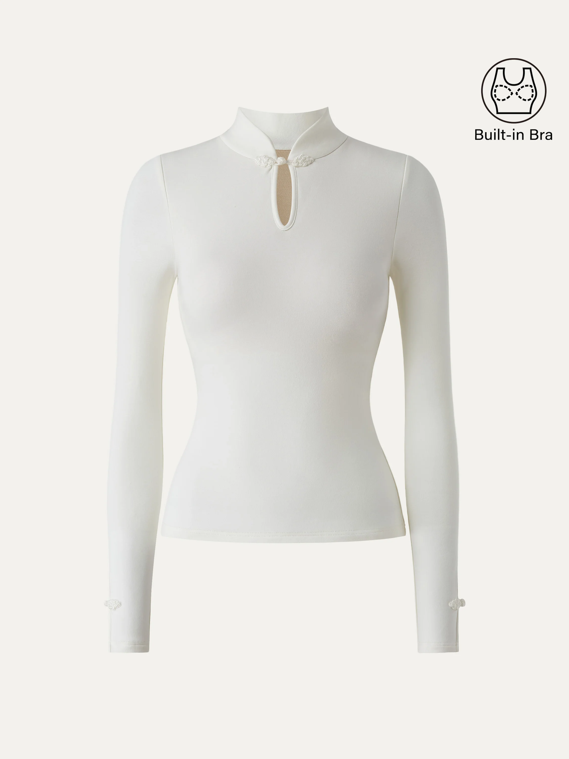 Mandarin Collar Frog Button Bra Top Limited Edition - Image 7