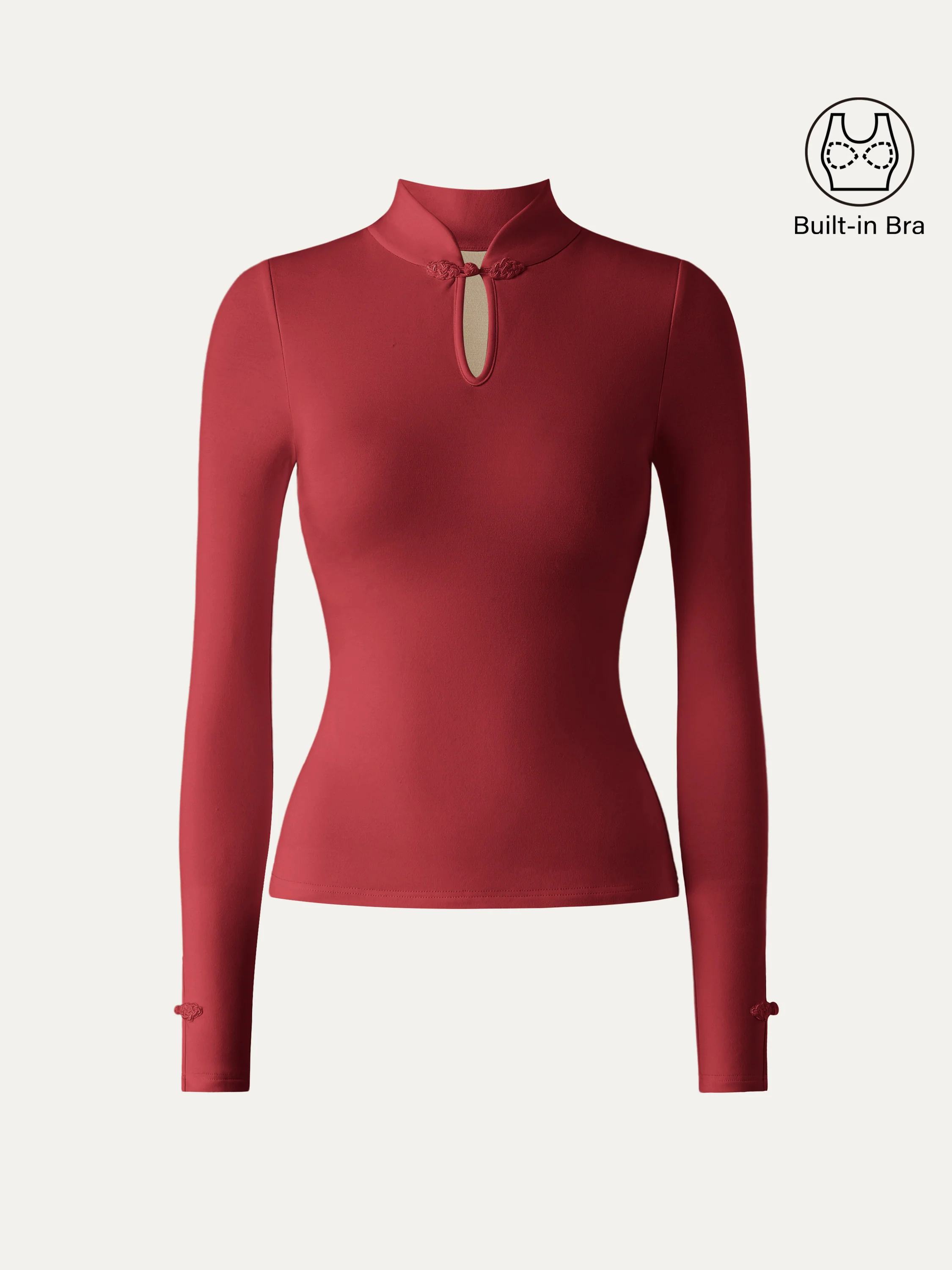 Mandarin Collar Frog Button Bra Top Limited Edition - Image 9