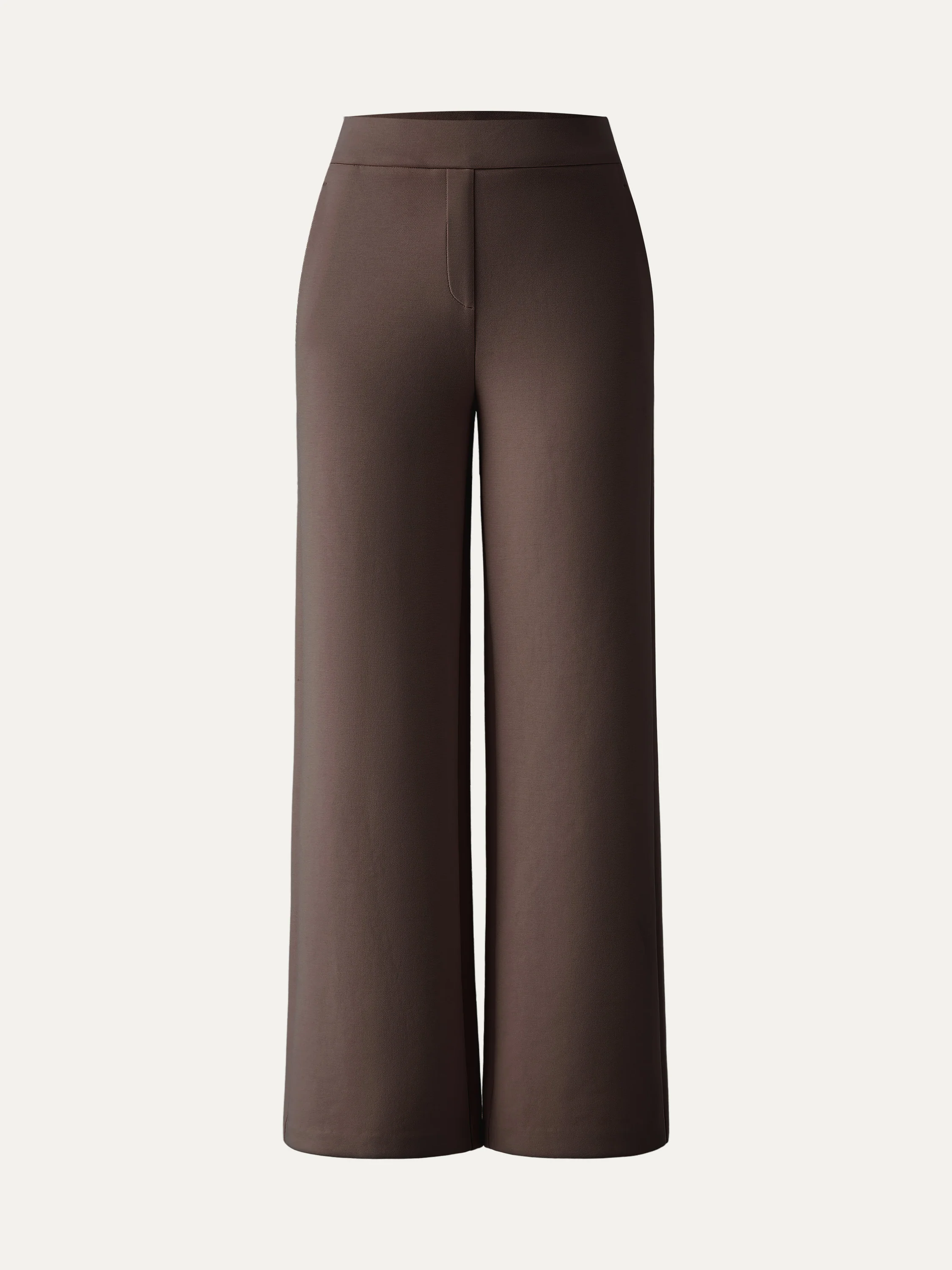 Textured Mid Rise Pull-on Straight Pant with Pockets - Image 13